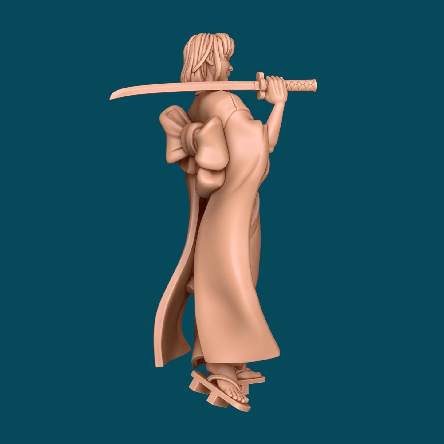 Hayate, Snarky Ronin Miniature - Awkward Penguin’s Minis - 28mm / 32mm / 36mm - Resin Printed Figure for D&D, Daggerheart, and Painting