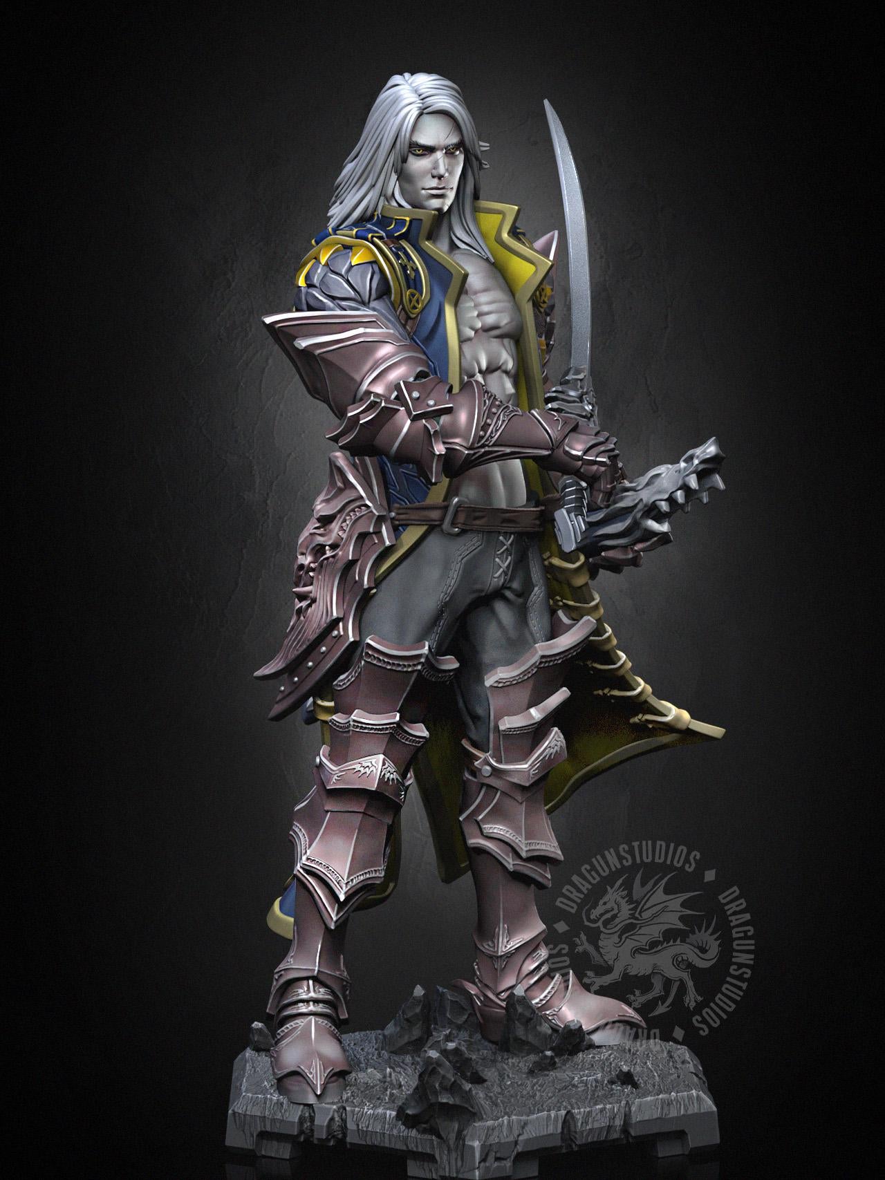 Alucard II - 28mm / 32mm / 36mm / 75mm - DraGun Studios - Resin Printed Figurine for D&D, TTRPGs, and Board Games