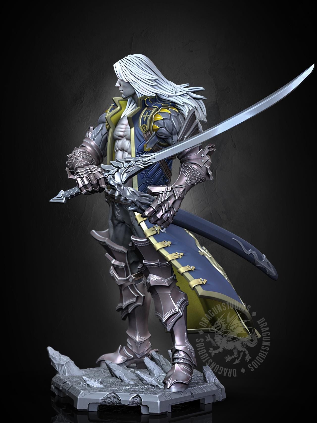 Alucard II - 28mm / 32mm / 36mm / 75mm - DraGun Studios - Resin Printed Figurine for D&D, TTRPGs, and Board Games