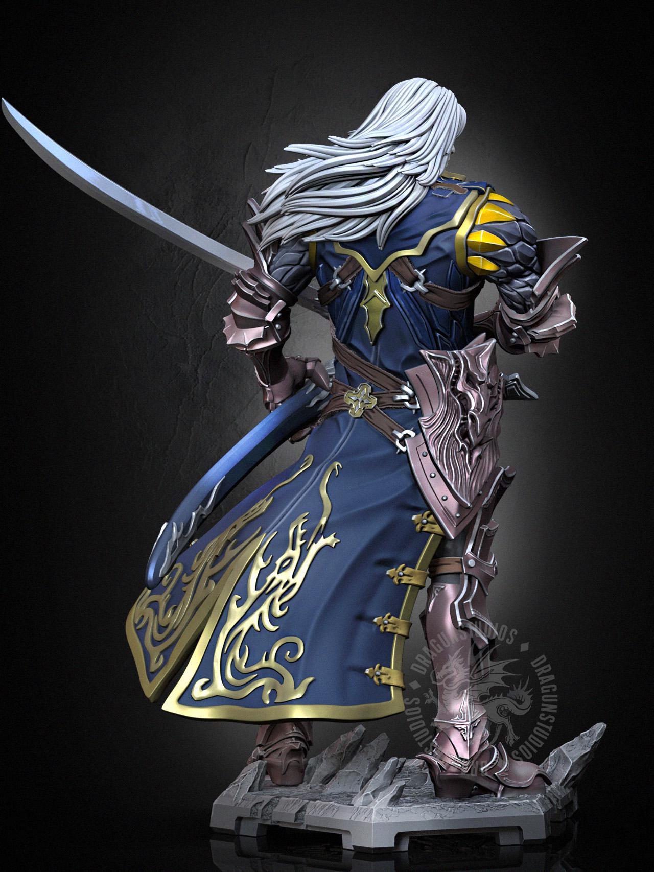 Alucard II - 28mm / 32mm / 36mm / 75mm - DraGun Studios - Resin Printed Figurine for D&D, TTRPGs, and Board Games