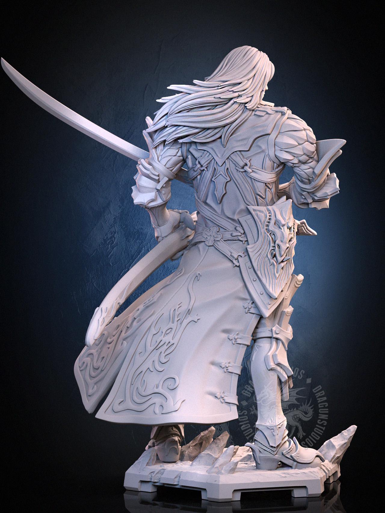 Alucard II - 28mm / 32mm / 36mm / 75mm - DraGun Studios - Resin Printed Figurine for D&D, TTRPGs, and Board Games