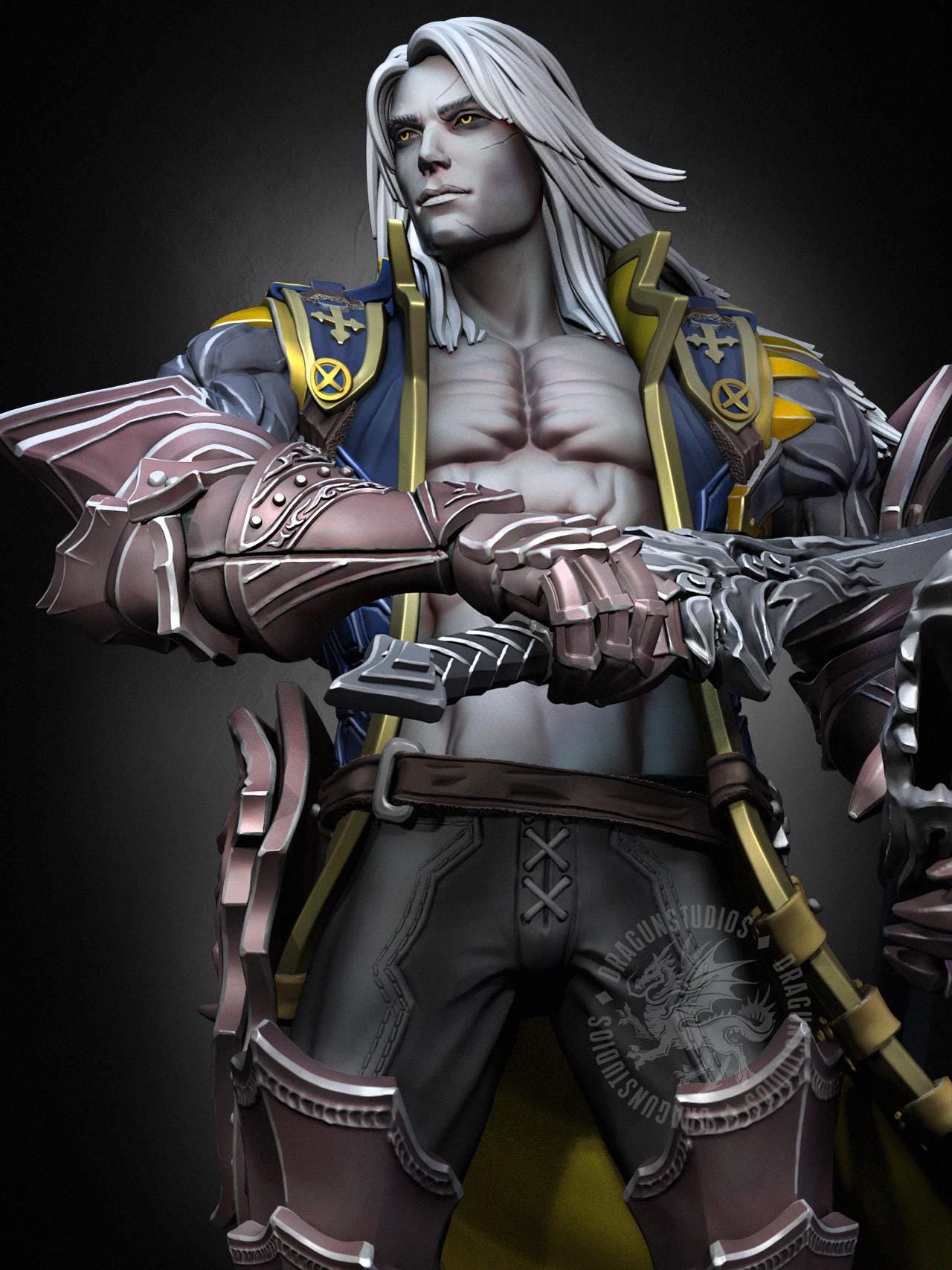 Alucard II - 28mm / 32mm / 36mm / 75mm - DraGun Studios - Resin Printed Figurine for D&D, TTRPGs, and Board Games