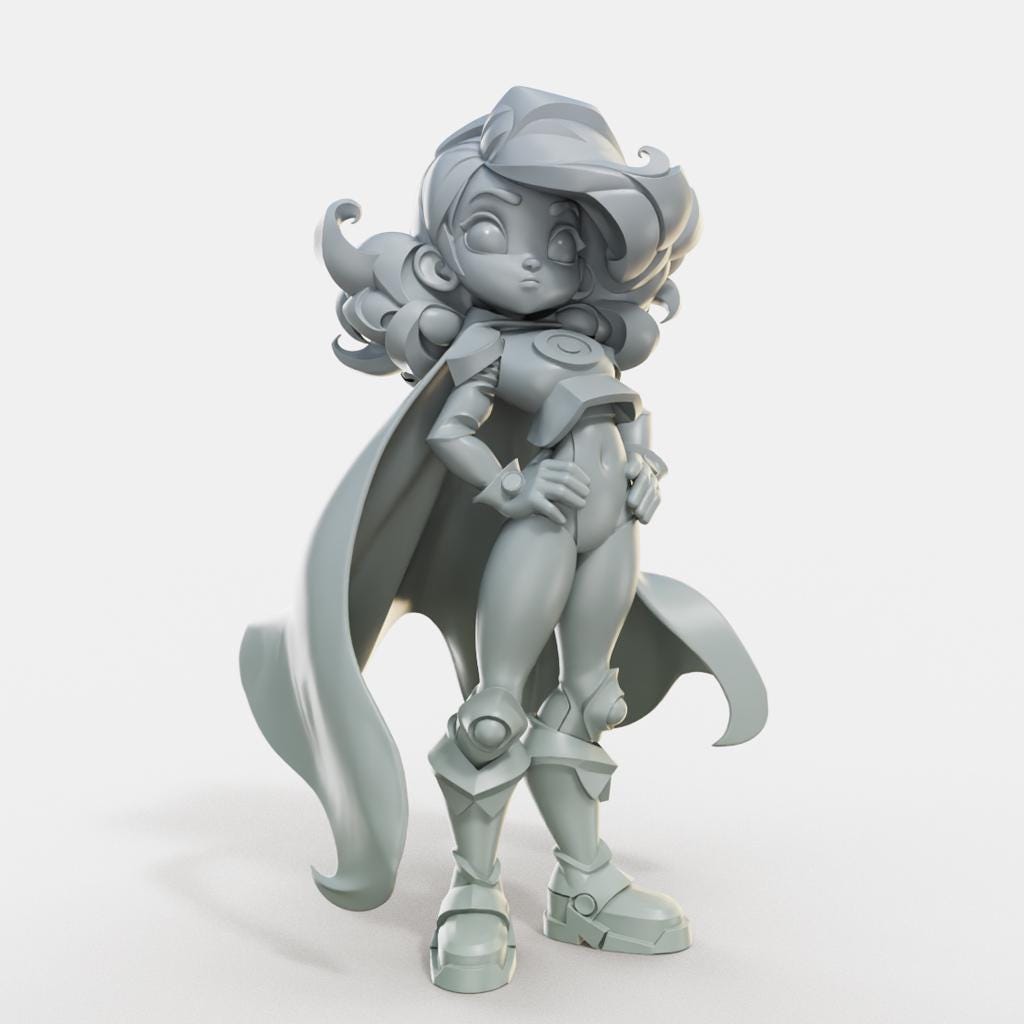 Marvelous Maidens II Miniature (7 Variations) - Female Miniatures - 28mm / 32mm / 36mm / 75mm - Unpainted Resin Printed Figures