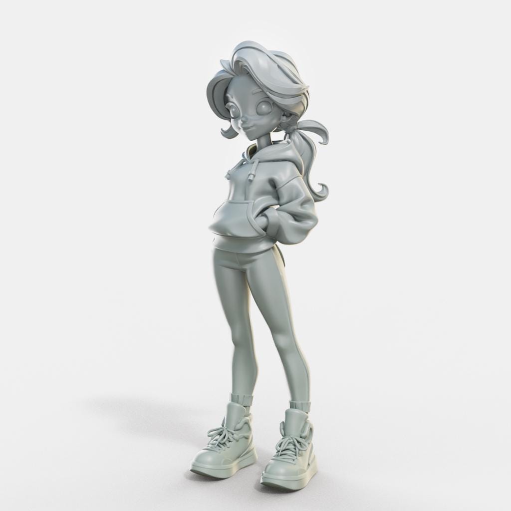 Marvelous Maidens II Miniature (7 Variations) - Female Miniatures - 28mm / 32mm / 36mm / 75mm - Unpainted Resin Printed Figures