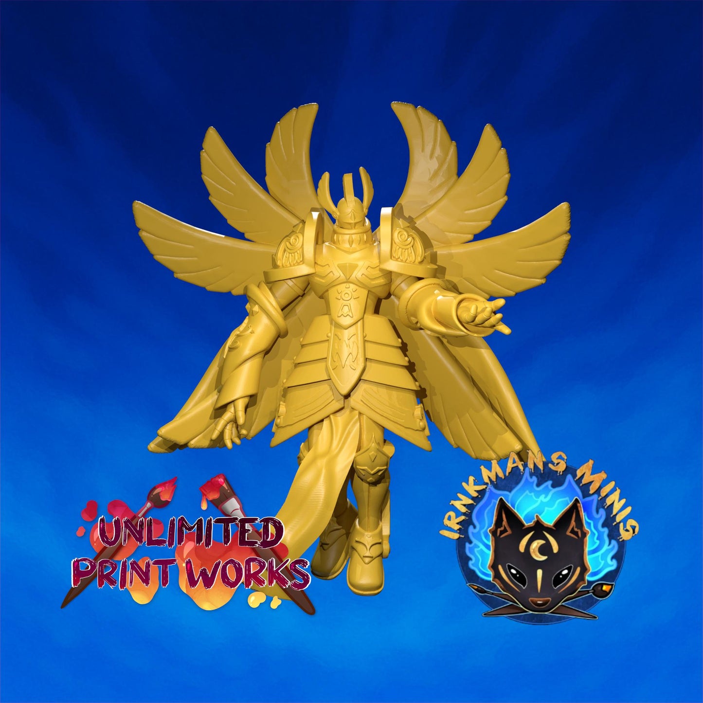 Seraphimon Miniature - Irnkman's Minis