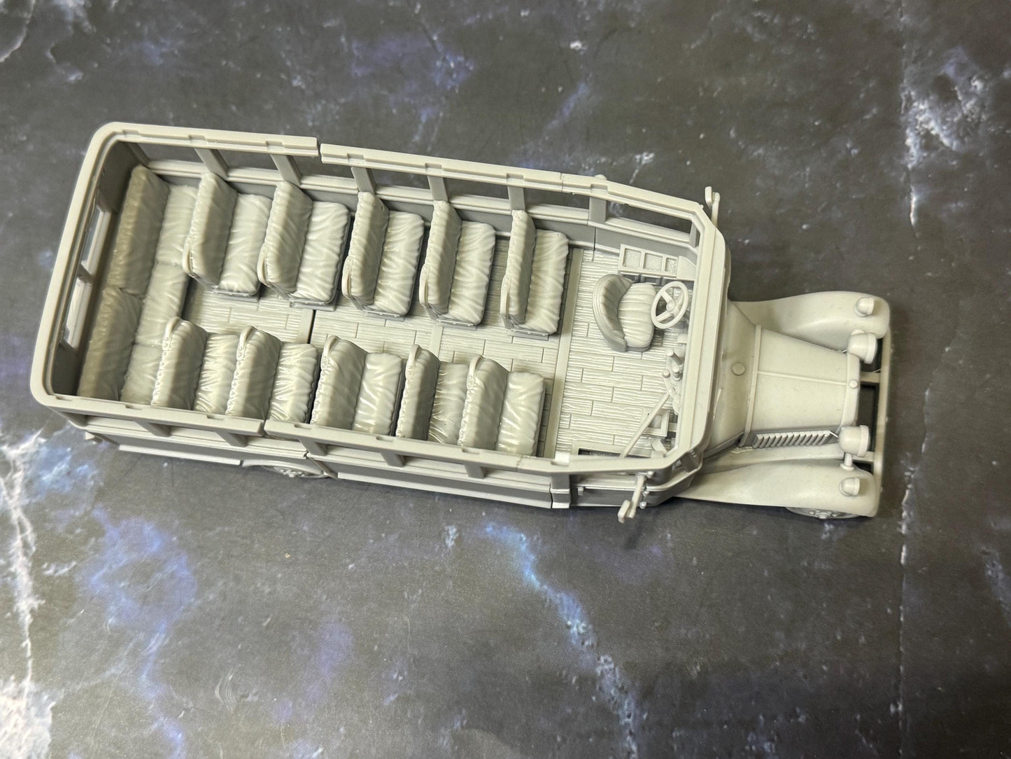 Bus Vehicle Miniature - 28mm / 32mm / 36mm - Adaevy Creations - Resin Printed Figure for Arkham Horror, TTRPGs, and Board Games