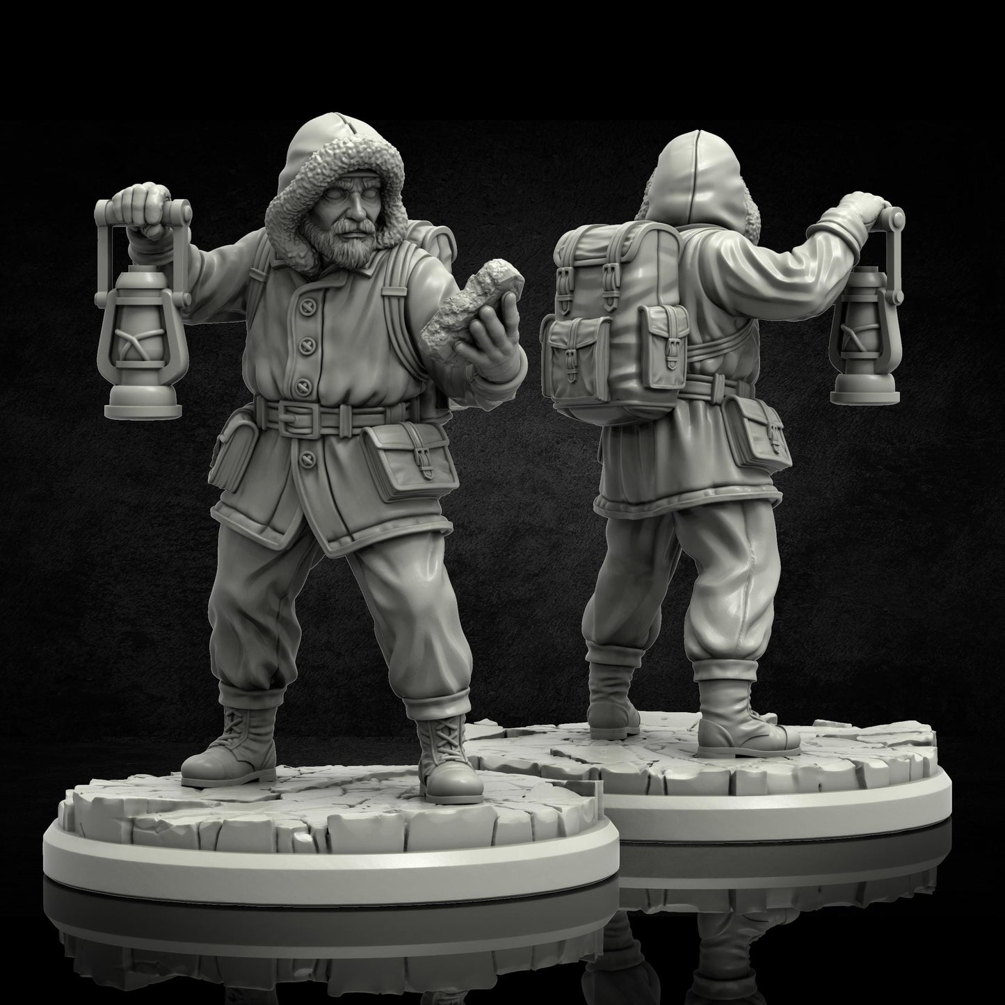 Dyer Miniature - 28mm / 32mm / 36mm - Adaevy Creations - Resin Printed Figure for Arkham Horror