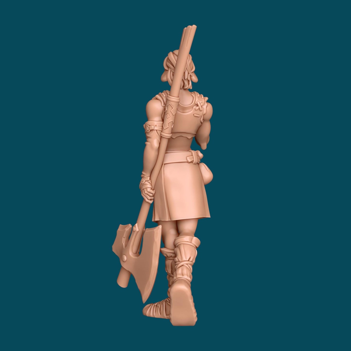 Cole, Firbolg Barbarian Miniature - Awkward Penguin’s Minis - 28mm / 32mm / 36mm - Resin Printed Figure for D&D, Daggerheart, and Painting