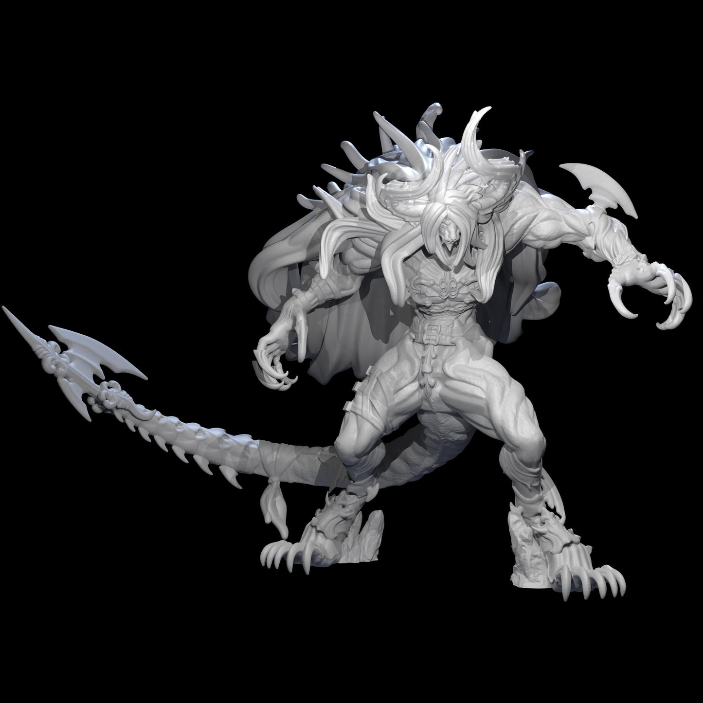 Galian Beast Miniature - 28mm / 32mm / 36mm - Irnkman's Minis - Resin Printed Figure for D&D, TTRPGs, and Board Games