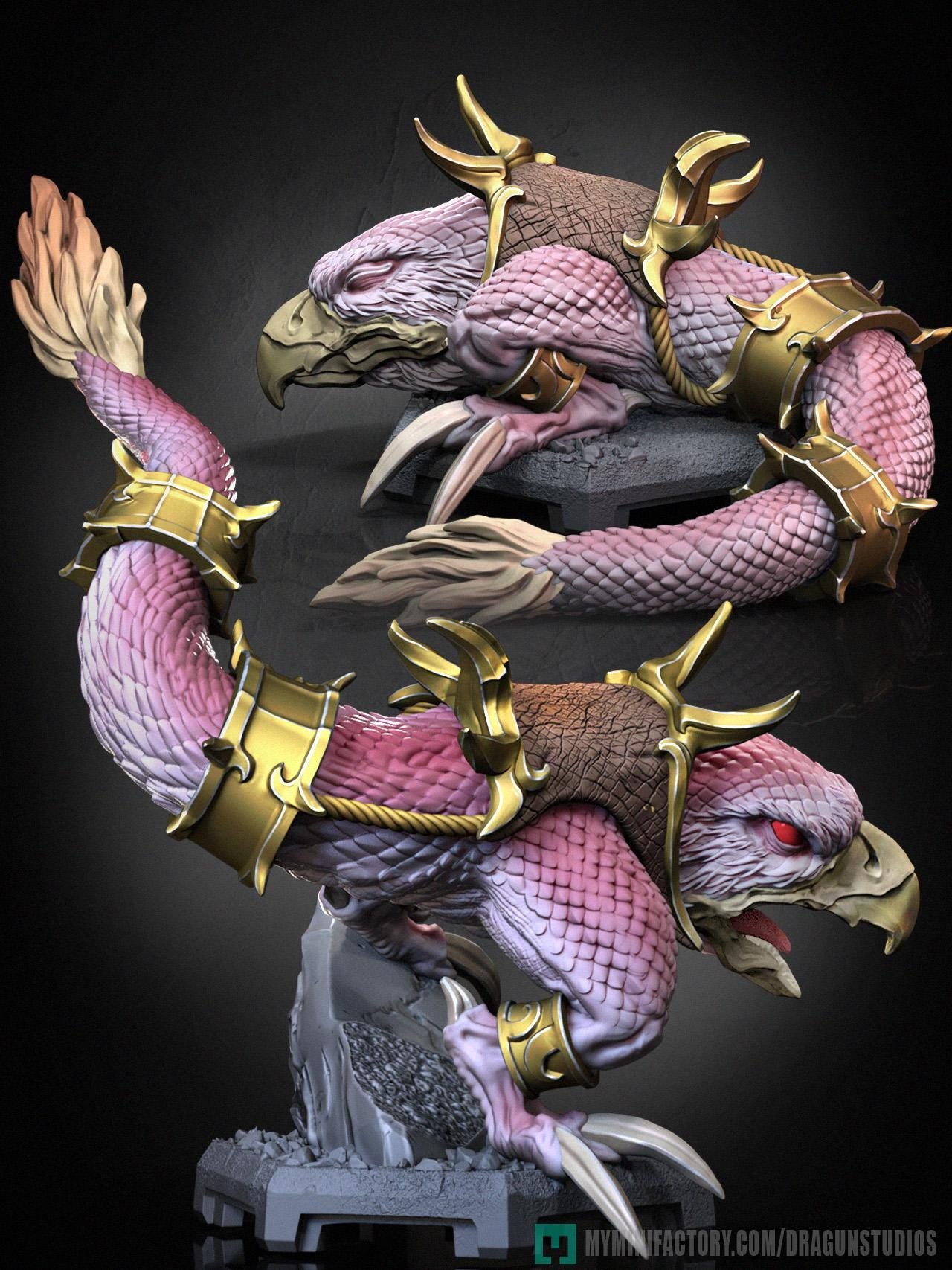 Chicken Leg Miniature (2 Variations) - 28mm / 32mm / 36mm / 75mm - DraGun Studios - Resin Printed Figurine for D&D, TTRPGs, and Board Games