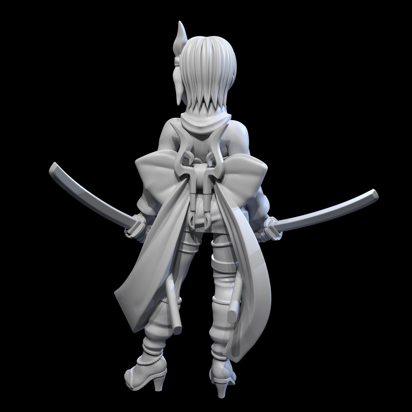 Violet Assassin Miniature - 28mm / 32mm / 36mm / 75mm - Ethan Savage Studios - Resin Printed Figure for D&D, TTRPGs, and Board Games