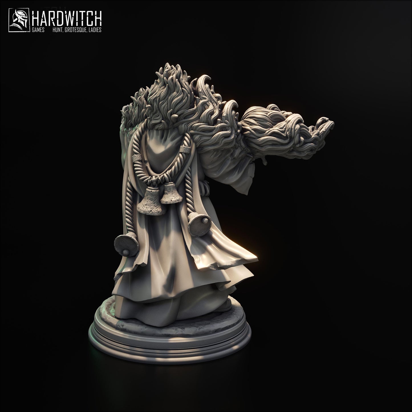 Headless Choir Miniature - 28mm / 32mm / 36mm / 75mm - HardWitch Games - Resin Printed Figure for D&D, TTRPGs, and Board Games