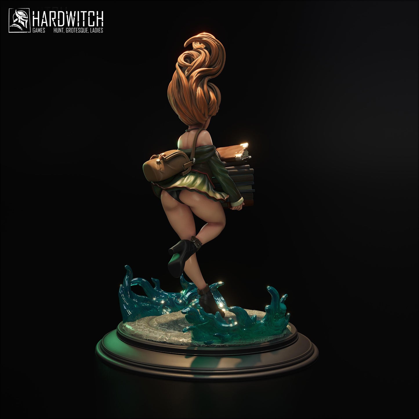 Apprentice Kamila Sarada Figure (w/NSFW Option) - 75mm / 120mm - HardWitch Games - Collectible Resin Printed Statue for Painting & Display