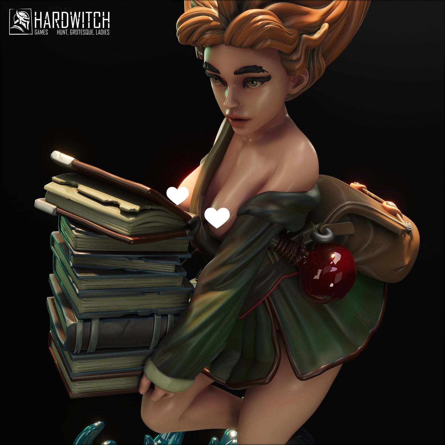 Apprentice Kamila Sarada Figure (w/NSFW Option) - 75mm / 120mm - HardWitch Games - Collectible Resin Printed Statue for Painting & Display