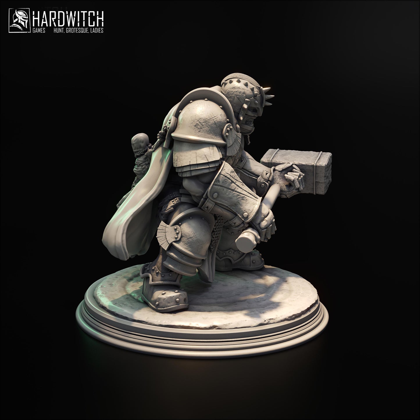Curse Eater Miniature - 28mm / 32mm / 36mm - HardWitch Games - Resin Printed Figure for D&D, TTRPGs, and Board Games