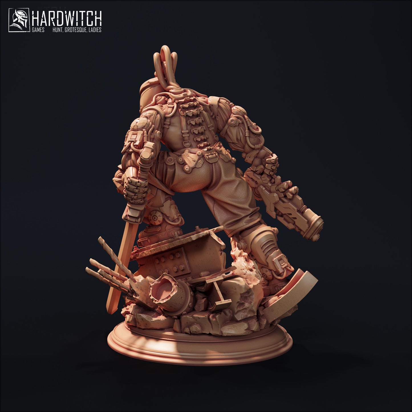 Nematon Miniature - 28mm / 32mm / 36mm - HardWitch Games - Resin Printed Figure for D&D, TTRPGs, and Board Games