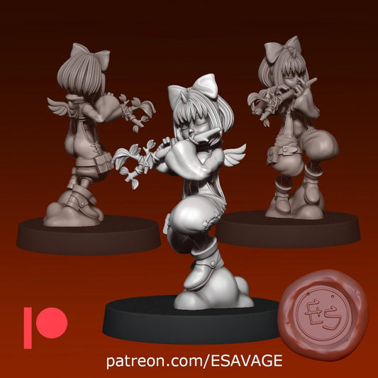 Spirit Sprite (2 Variations) Miniature - 28mm / 32mm / 36mm - Ethan Savage Studios - Resin Printed Figure for D&D, TTRPGs, and Board Games