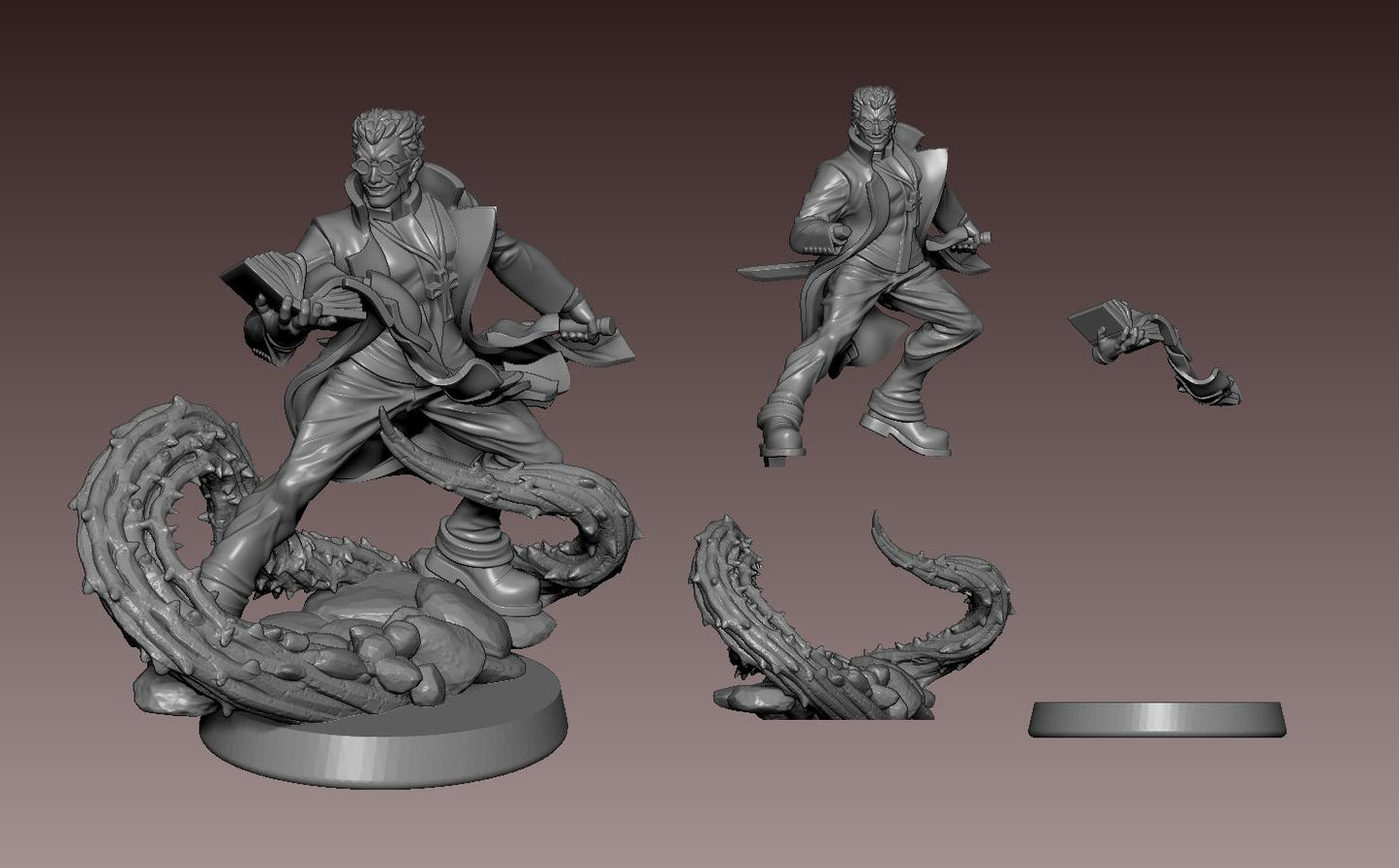 Hound of God Miniature - 28mm / 32mm / 36mm / 75mm - LPOMC - Resin Printed Figure for D&D, TTRPGs, and Board Games