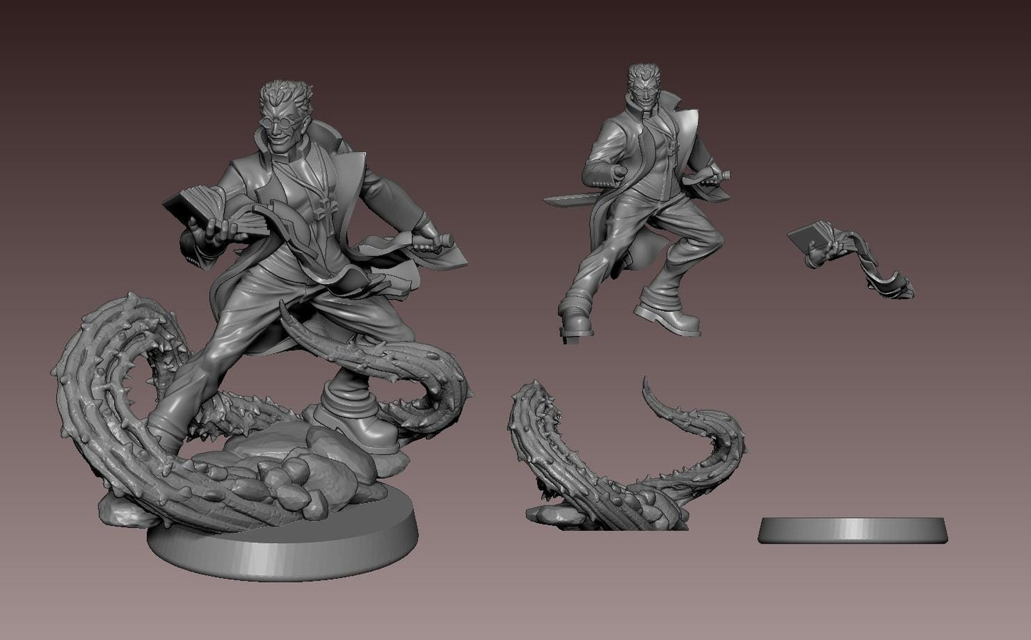 Hound of God Miniature - 28mm / 32mm / 36mm / 75mm - LPOMC - Resin Printed Figure for D&D, TTRPGs, and Board Games