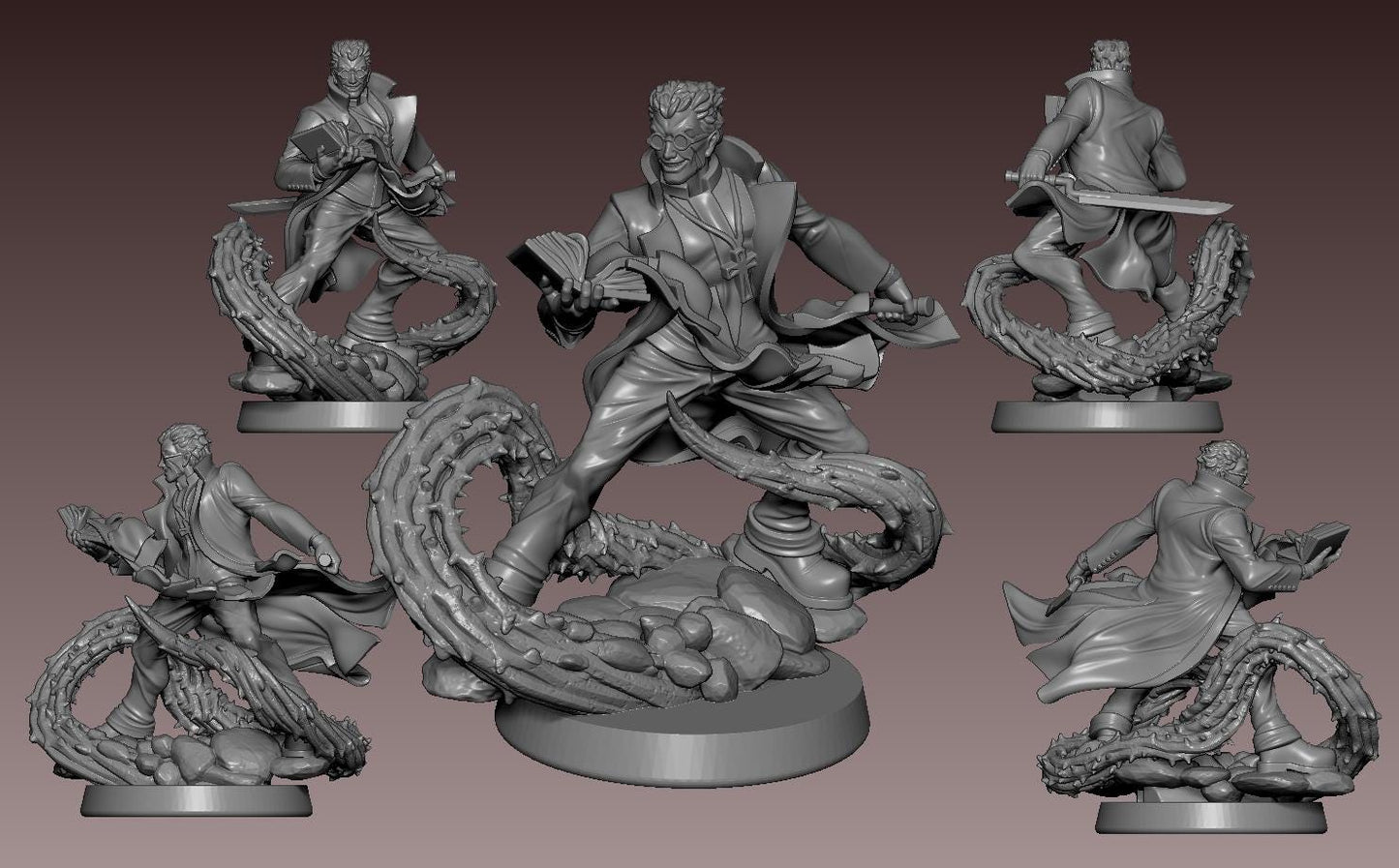 Hound of God Miniature - 28mm / 32mm / 36mm / 75mm - LPOMC - Resin Printed Figure for D&D, TTRPGs, and Board Games