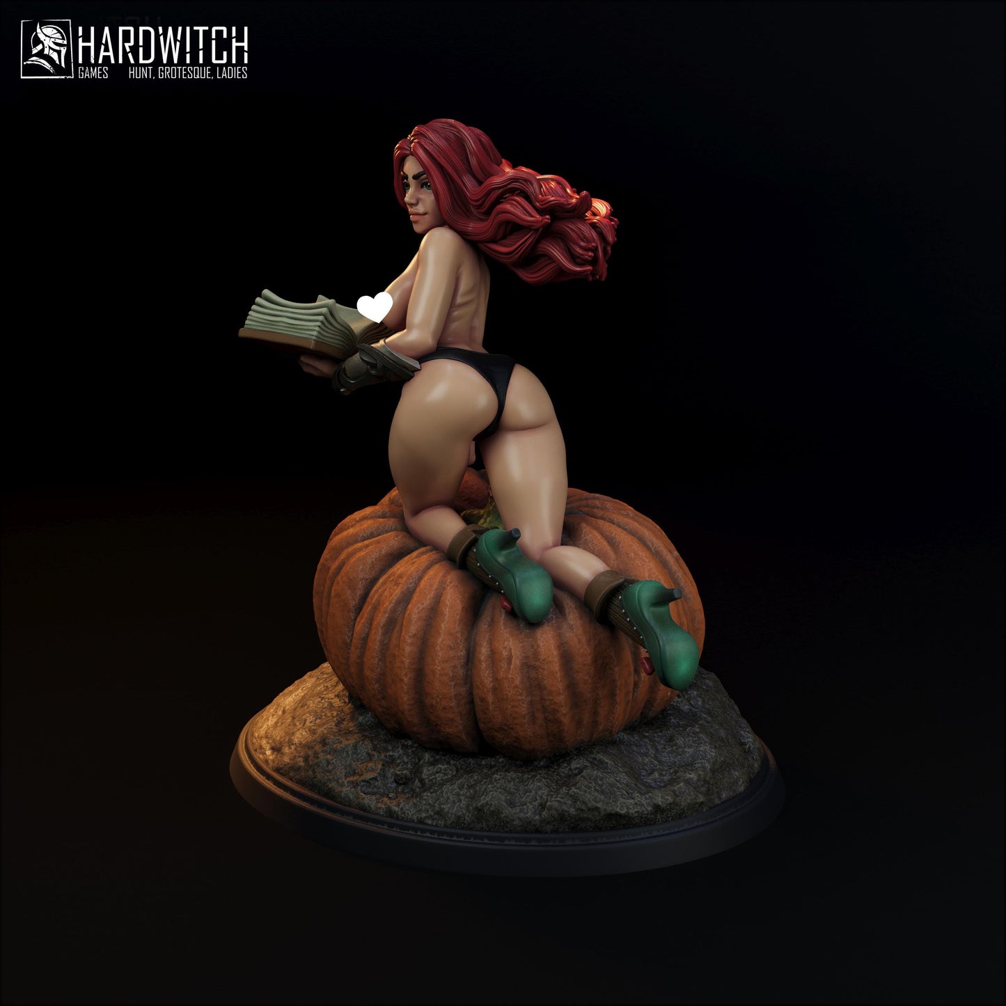 Boretta Tores Miniature (w/NSFW Option) - 75mm / 120mm - HardWitch Games - Collectible Resin Printed Statue for Painting & Display