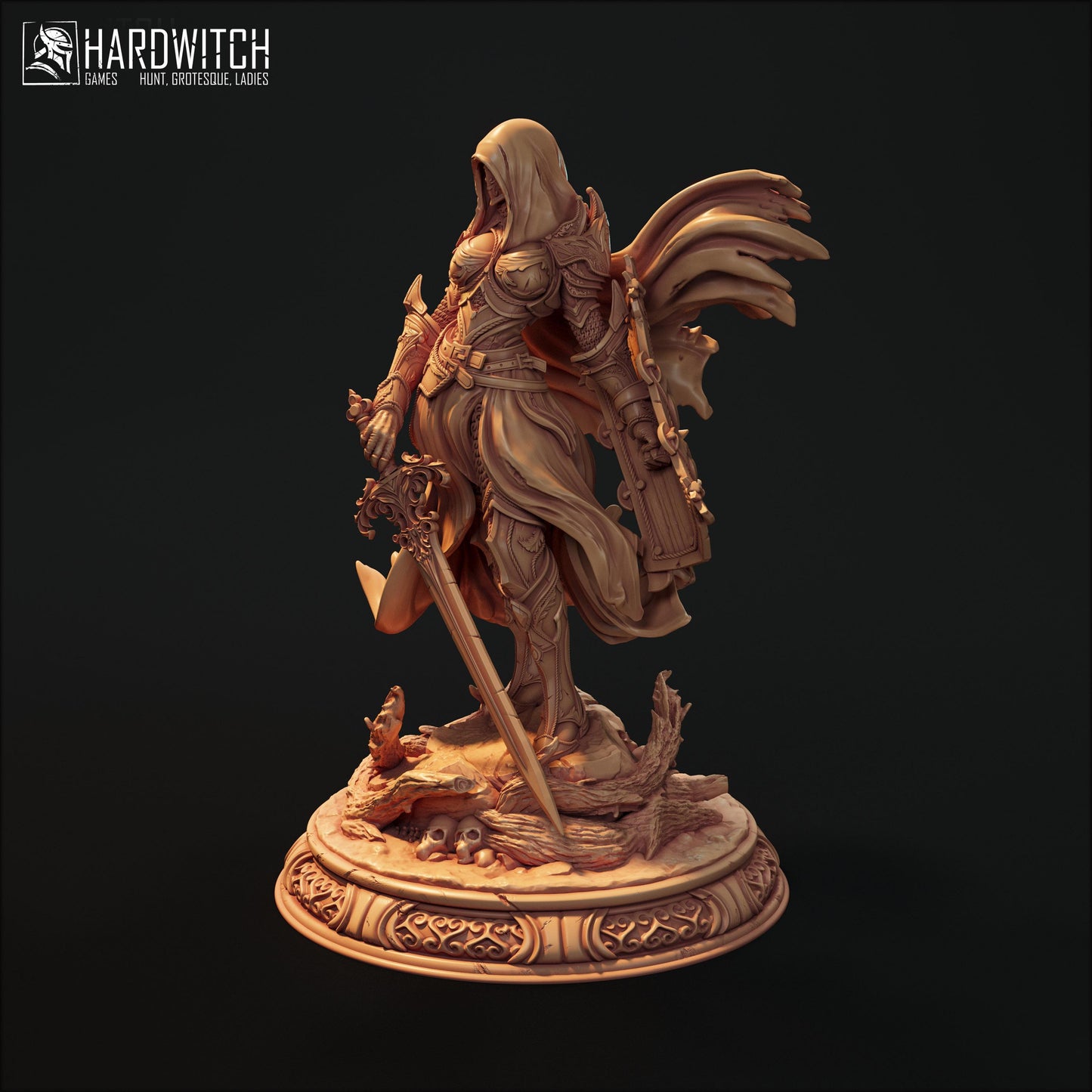 Zartanica Miniature - 28mm / 32mm / 36mm / 75mm - HardWitch Games - Resin Printed Figure for D&D, TTRPGs, and Board Games