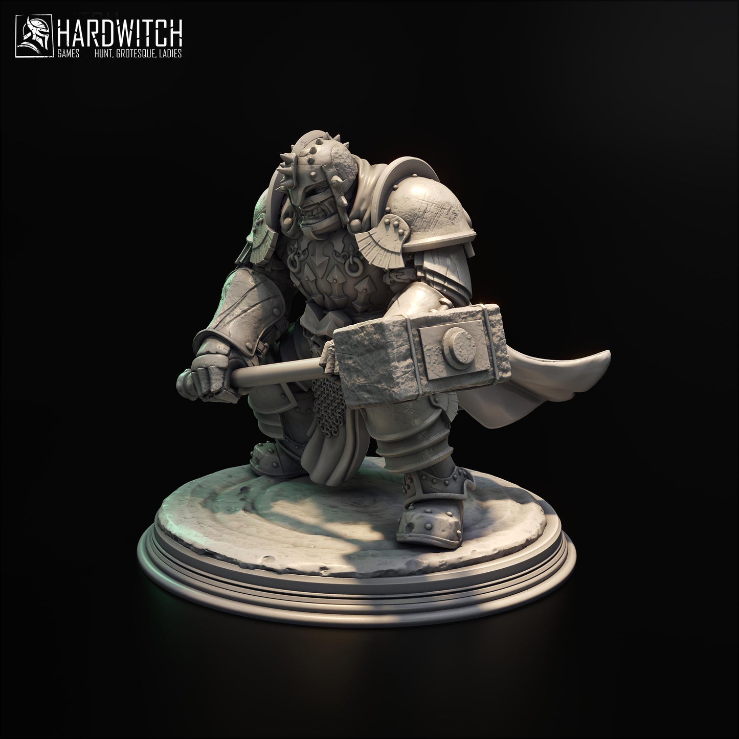 Curse Eater Miniature - 28mm / 32mm / 36mm - HardWitch Games - Resin Printed Figure for D&D, TTRPGs, and Board Games