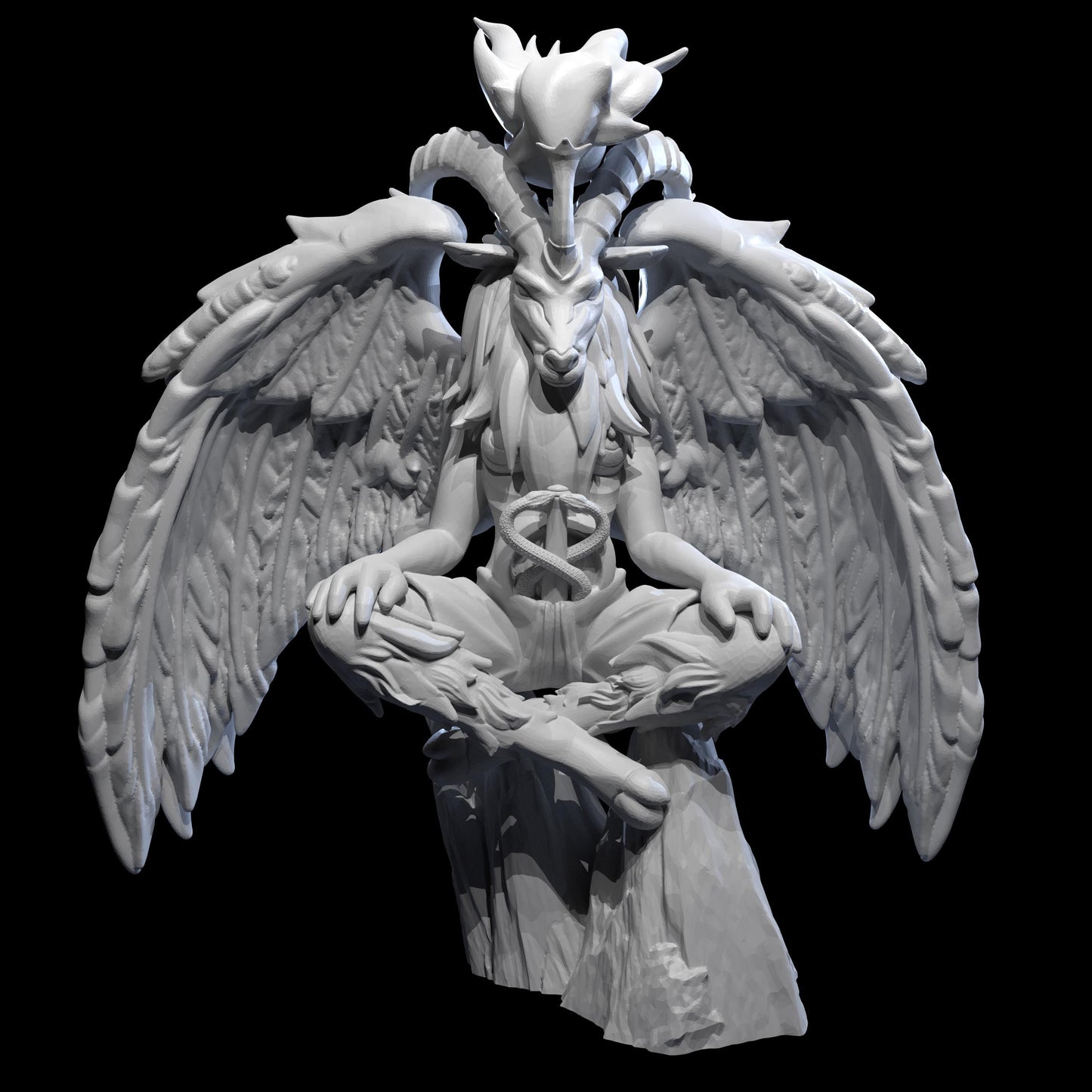 Baphomet Miniature - 28mm / 32mm / 36mm - Irnkman's Minis - Resin Printed Figure for D&D, TTRPGs, and Board Games