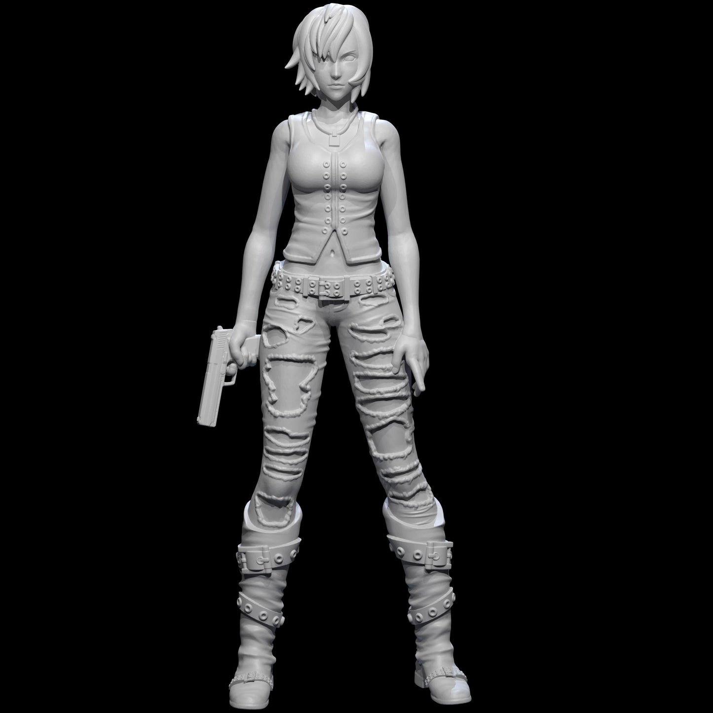 Aya (3rd Birthday) Miniature - 28mm / 32mm / 36mm - Irnkman's Minis - Resin Printed Figure for D&D, TTRPGs, and Board Games