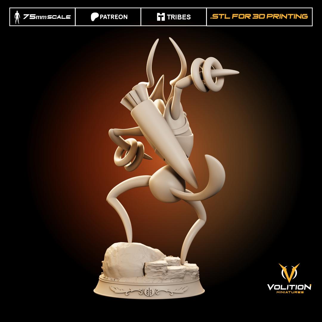 Cartographer Figure - 75mm - Volition Miniatures - Unpainted Resin Printed Figurine