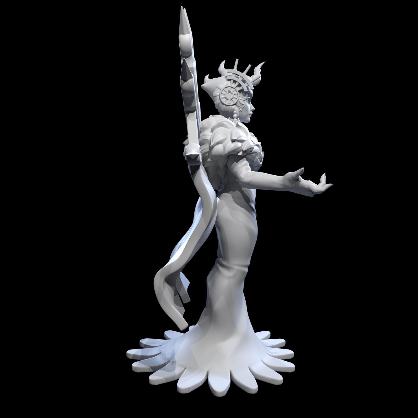 Sorceress Supreme Miniature - 28mm / 32mm / 36mm / 75mm - Ethan Savage Studios - Resin Printed Figure for D&D, TTRPGs, and Board Games