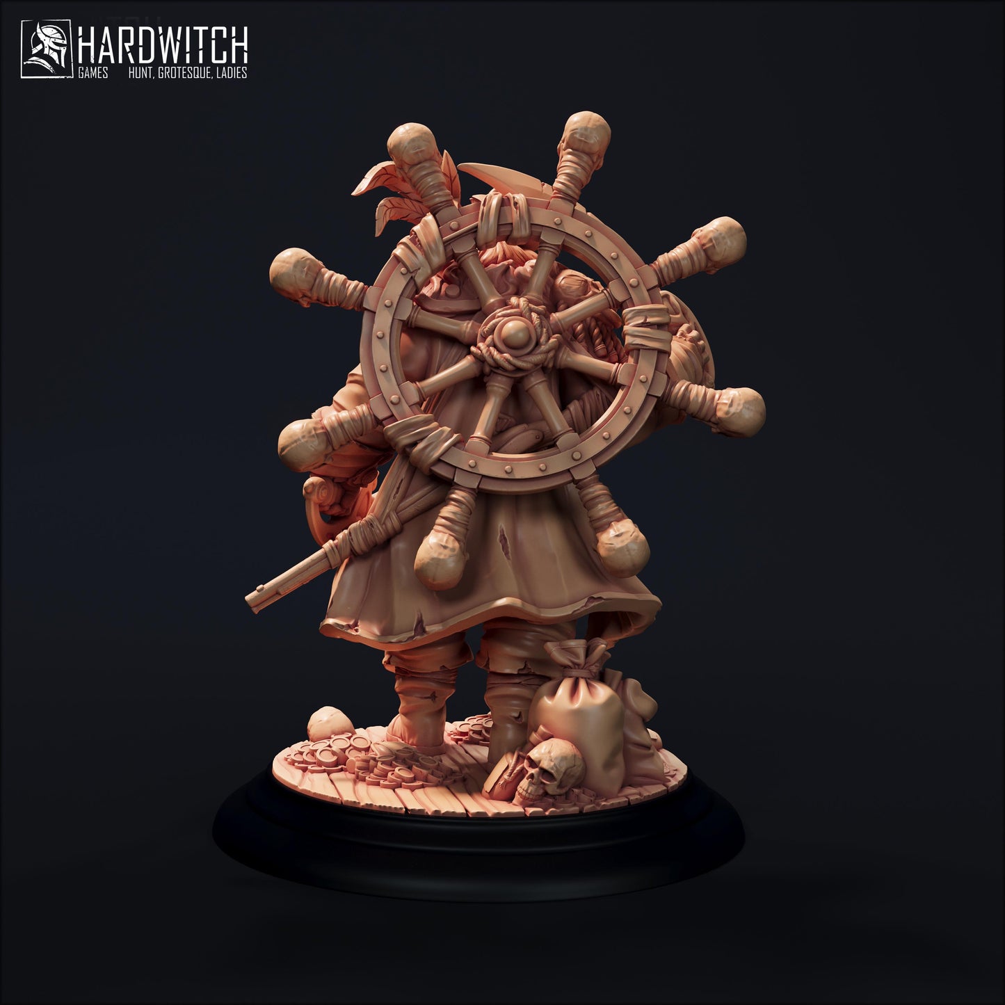 Murt Azar Miniature - 28mm / 32mm / 36mm / 75mm - HardWitch Games - Resin Printed Figure for D&D, TTRPGs, and Board Gaming