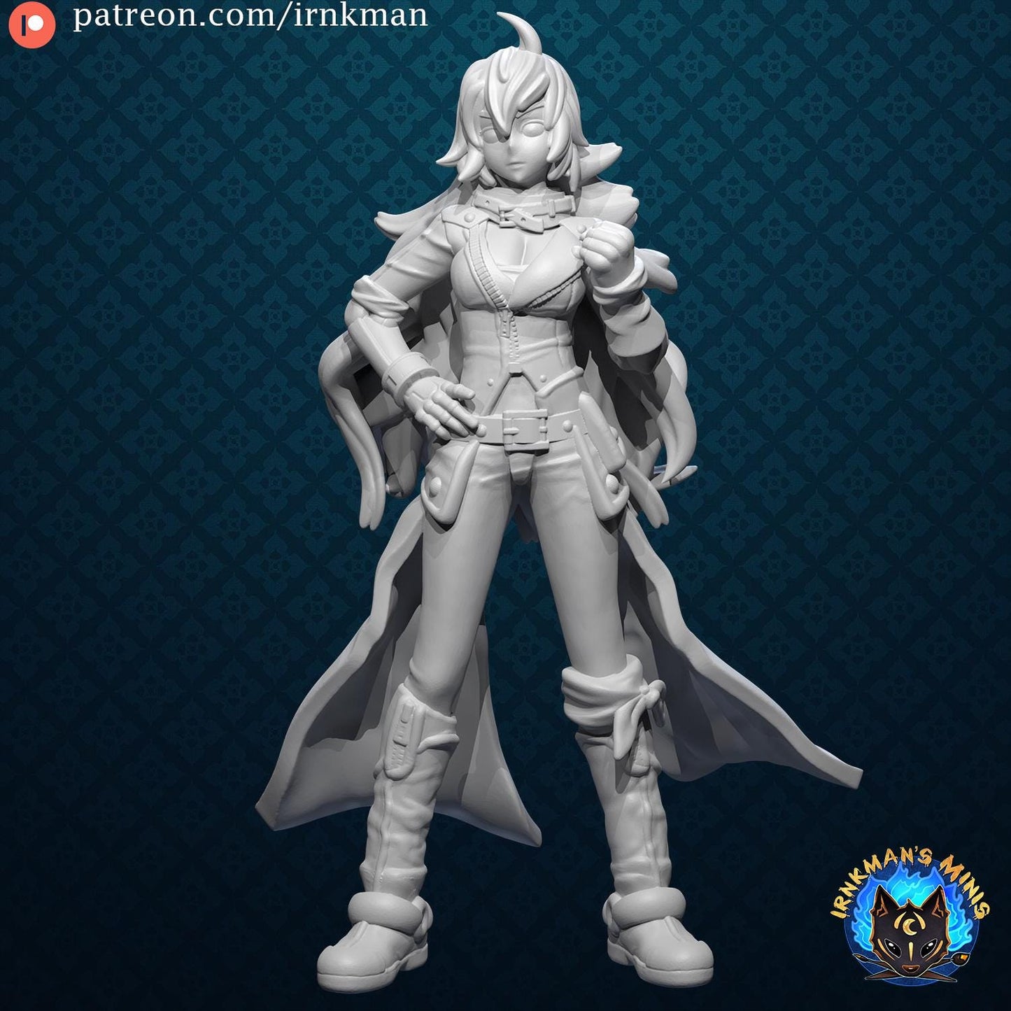 Goldilocks Miniature - 28mm / 32mm / 36mm - Irnkman's Minis - Unpainted Resin Printed Figure for D&D, TTRPGs, and Board Games