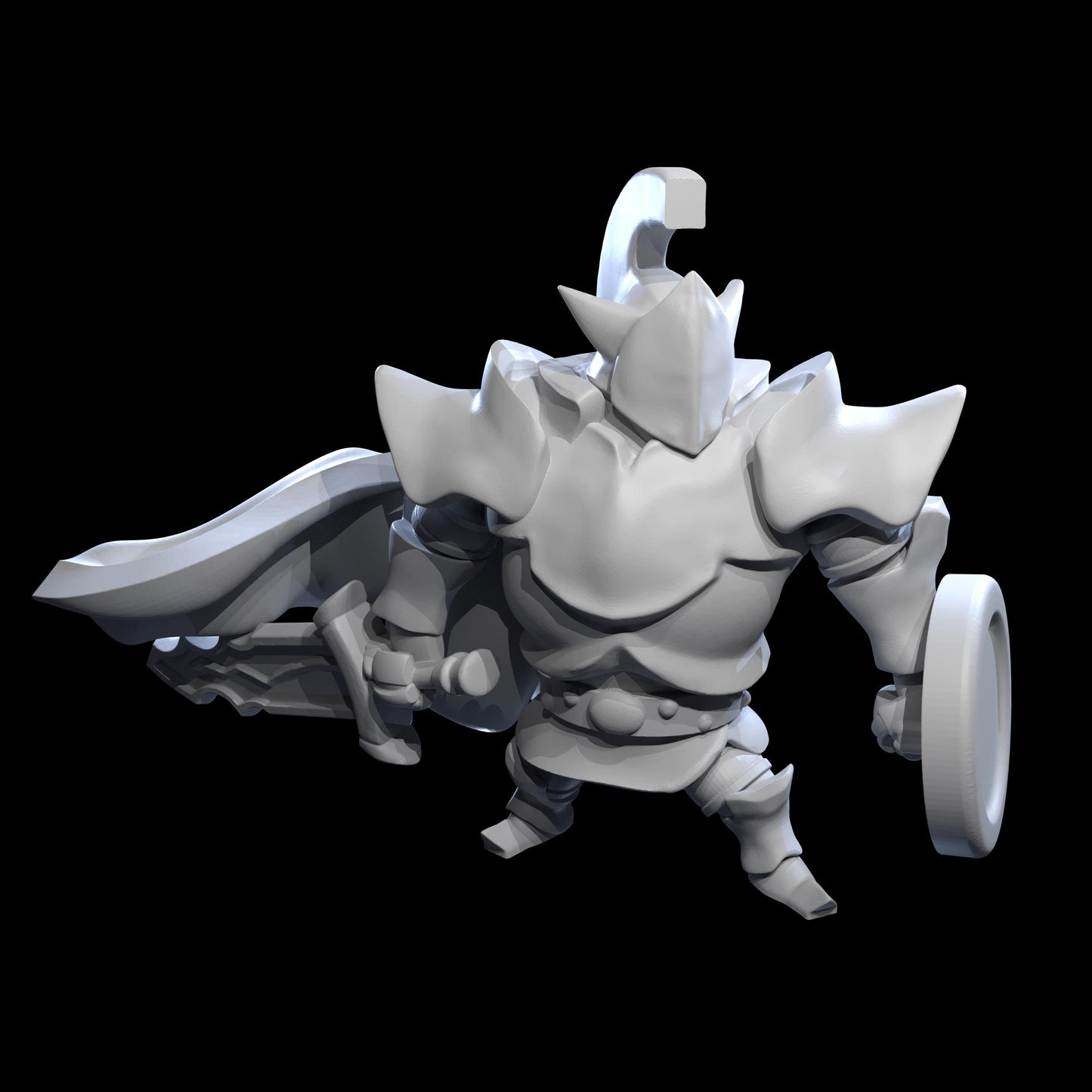 Heavy Knights Miniatures - 28mm / 32mm / 36mm - Irnkman's Minis - Resin Printed Figure for D&D, TTRPGs, and Board Games