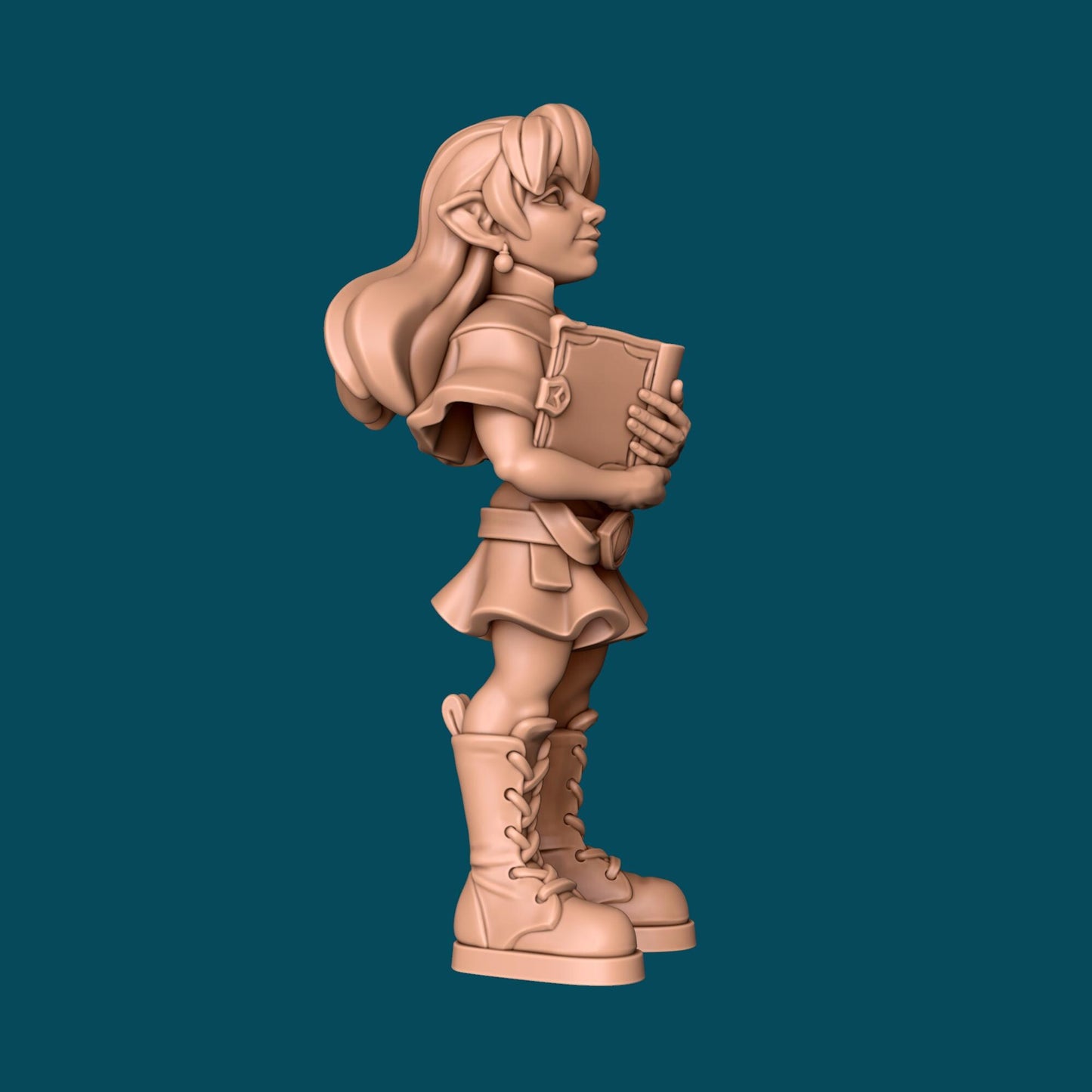 Hadrey, Halfling Warlock Miniature - 28mm / 32mm / 36mm - Awkward Penguin Minis - Resin Printed Figure for D&D, Daggerheart, and Painting