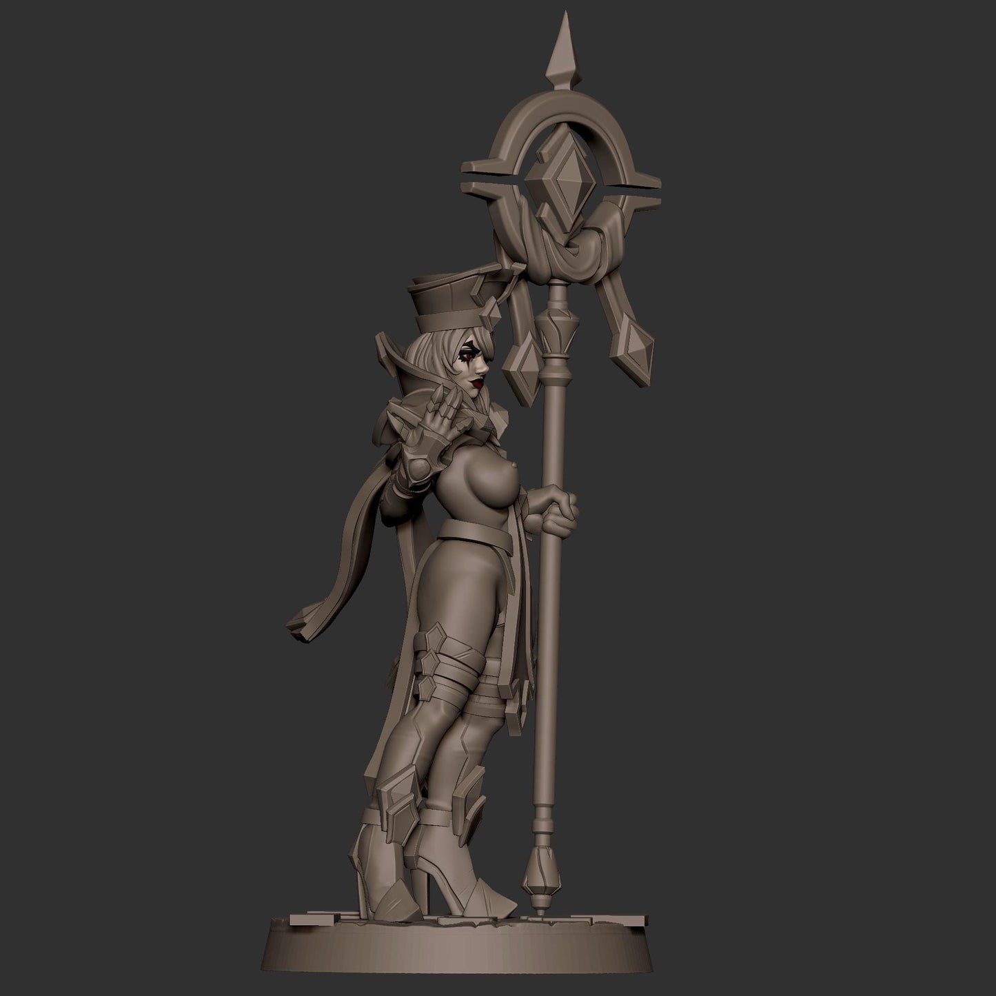 Human Inquisitor Miniature (2 Variations) - 28mm / 32mm / 36mm - Bite the Bullet - Resin Printed Figure for D&D, TTRPGs, and Board Games
