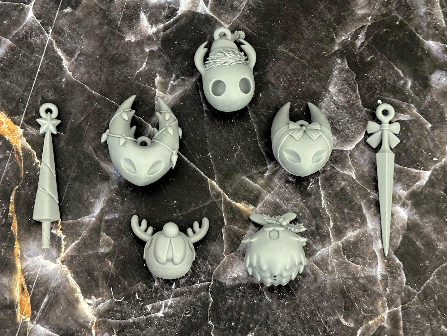 Ornaments from Pharloom and Beyond - Volition Miniatures - Christmas Ornament for fans of Hollow Knight and Silksong