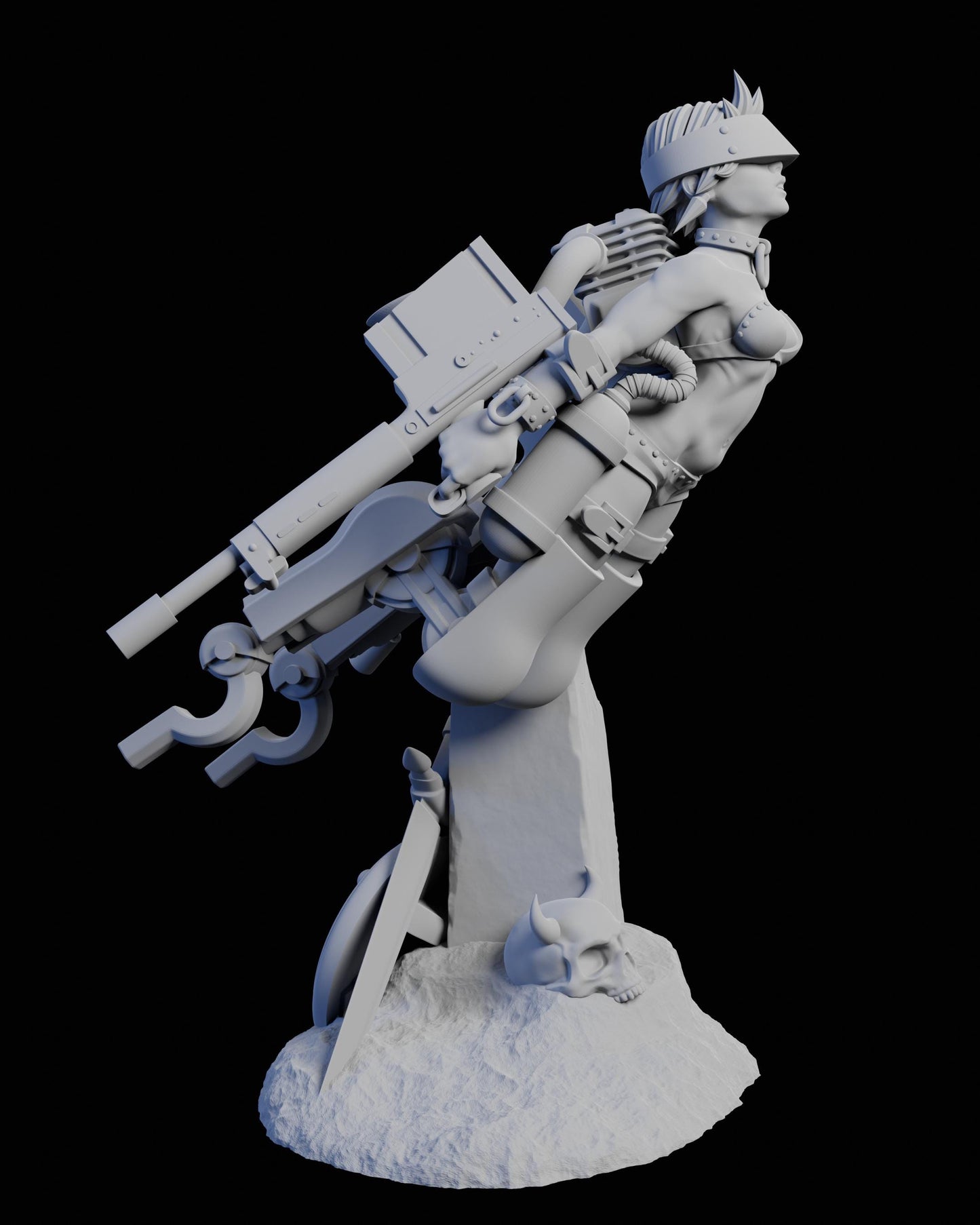 Cherub-07 Miniature - 28mm / 32mm / 36mm / 75mm - Ethan Savage Studios - Unpainted Resin Printed Figure for D&D, TTRPGs, and Board Games