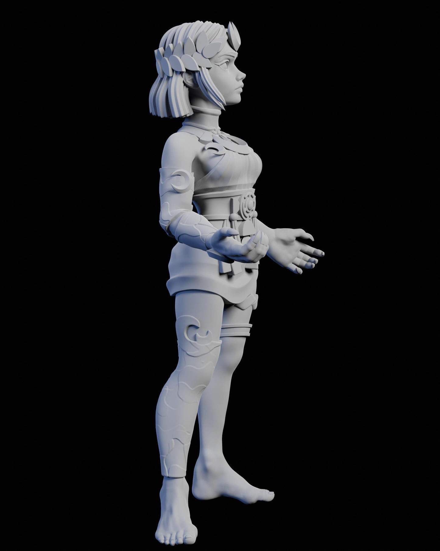 Sister Hell Miniature - 28mm / 32mm / 36mm / 75mm - Ethan Savage Studios - Resin Printed Figure for D&D, TTRPGs, and Board Games