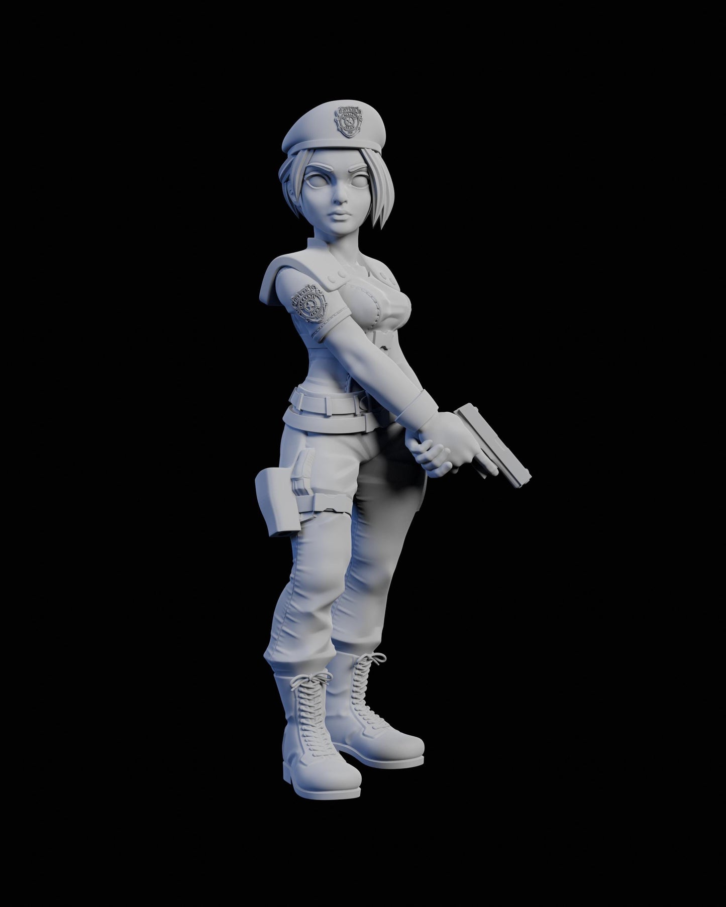 Officer Sandvich Miniature - 28mm / 32mm / 36mm / 75mm - Ethan Savage Studios - Unpainted Resin Printed Figure for TTRPGs and Board Games