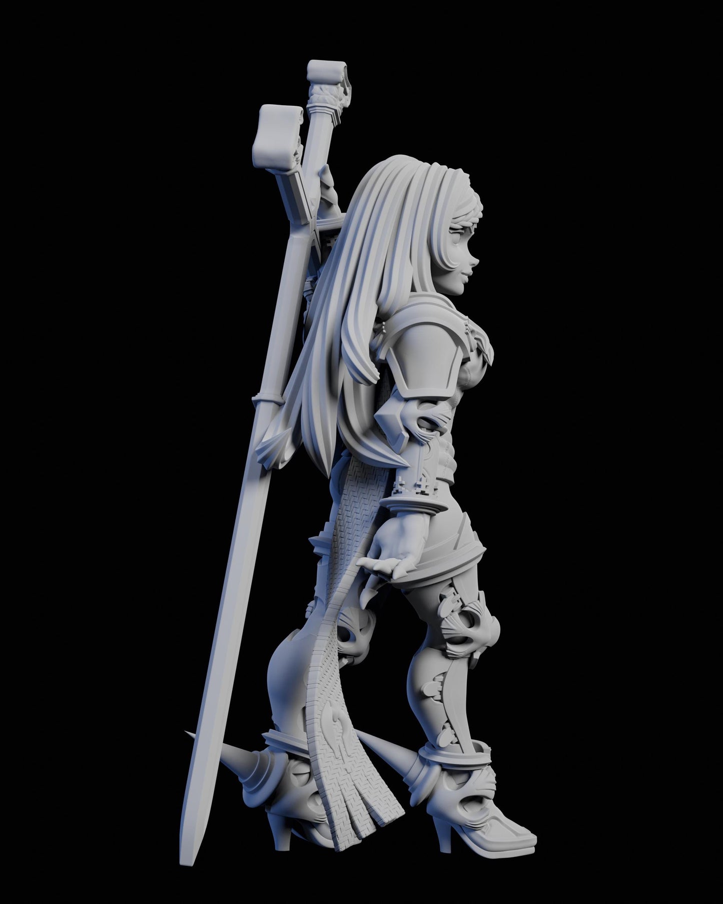 Ruler V Miniature - 28mm / 32mm / 36mm / 75mm - Ethan Savage Studios - Unpainted Resin Printed Figure for D&D, TTRPGs, and Board Games