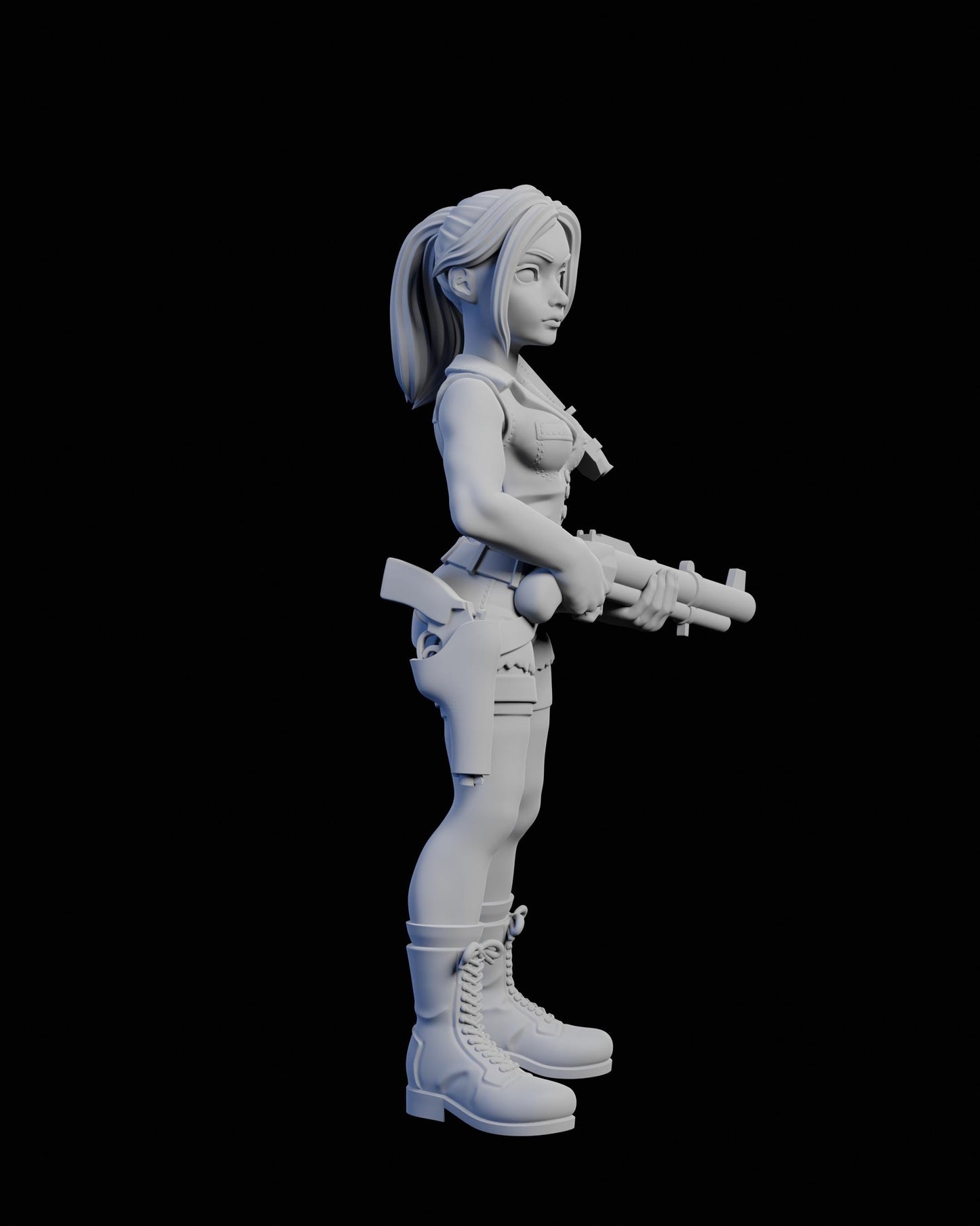Survivor Alys Miniature - 28mm / 32mm / 36mm / 75mm - Ethan Savage Studios - Unpainted Resin Printed Figure for D&D, TTRPGs, and Board Games