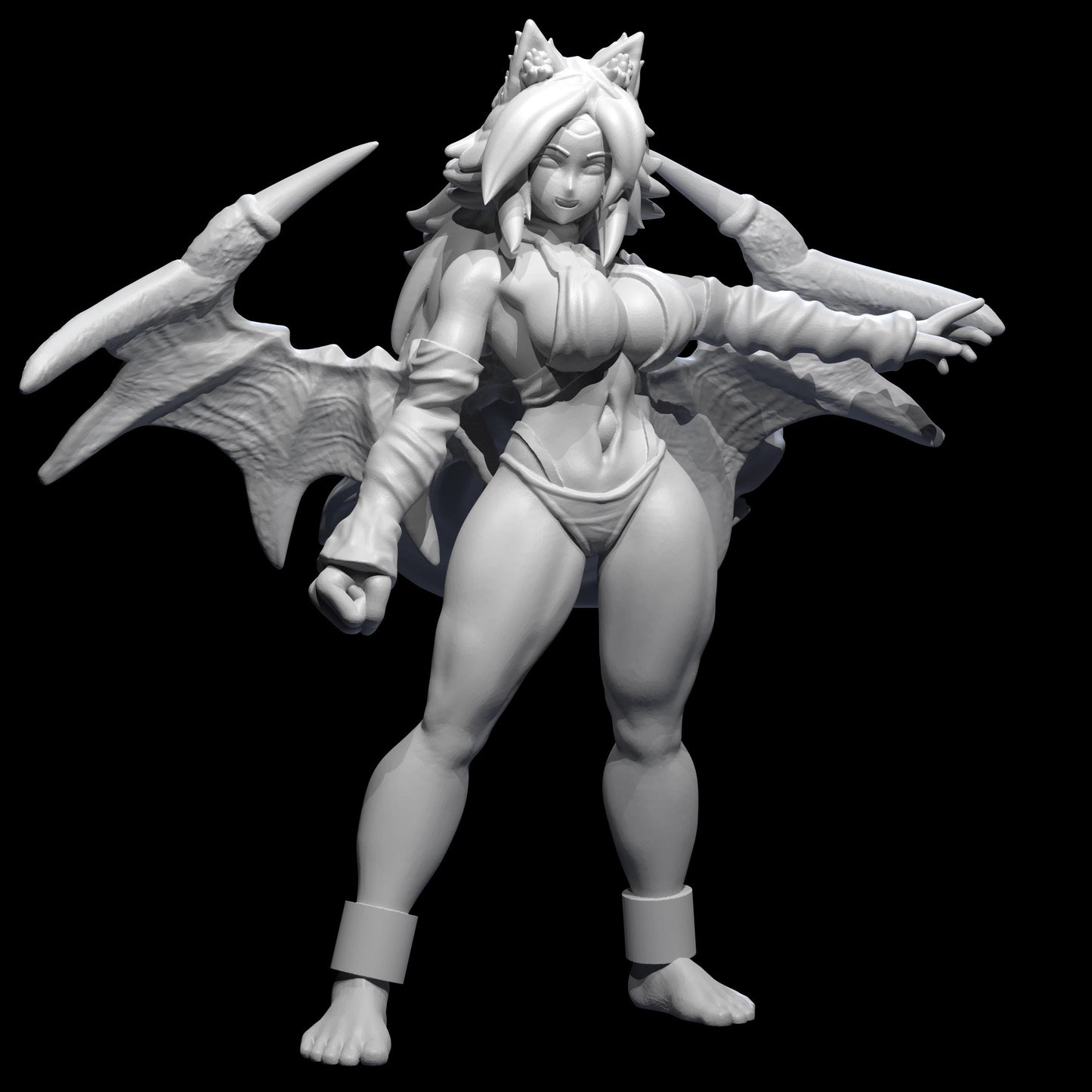 Demon Princess Miniature - 28mm / 32mm / 36mm / 75mm - Irnkman's Minis - Unpainted Resin Printed Figure for D&D, TTRPGs, and Board Games