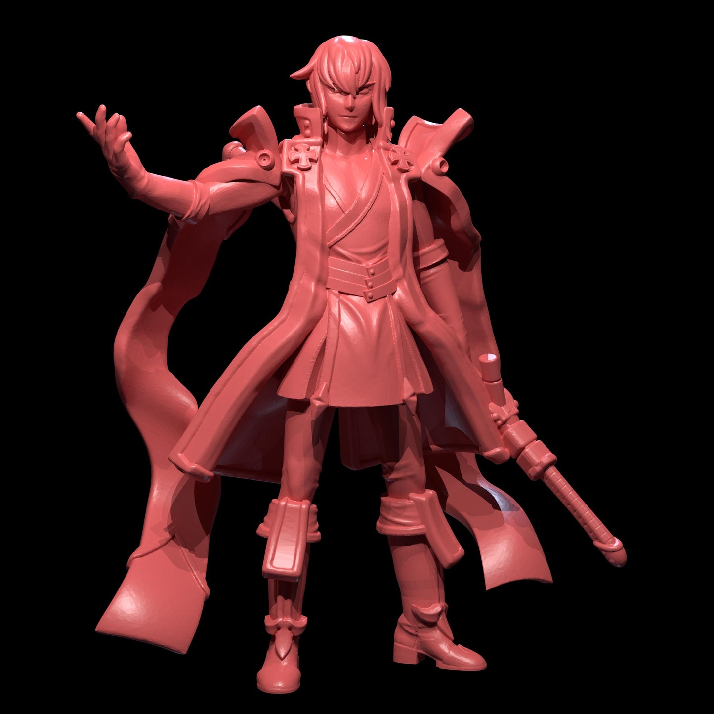 Shiver Swordsman Miniature - 28mm / 32mm / 36mm / 75mm - Irnkman's Minis - Unpainted Resin Printed Figure for D&D, TTRPGs, and Board Games