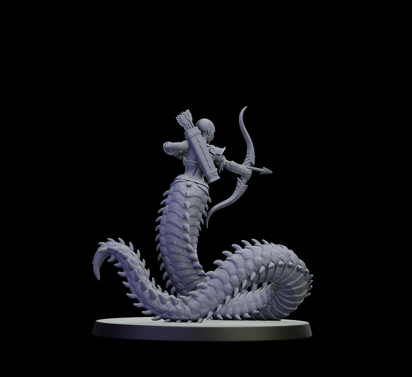 DOR Lunaspine Oracle Miniature (6 Variations) - 28mm / 32mm / 36mm - Cosmondo - Unpainted Resin Printed Figure for TTRPGs and Wargaming