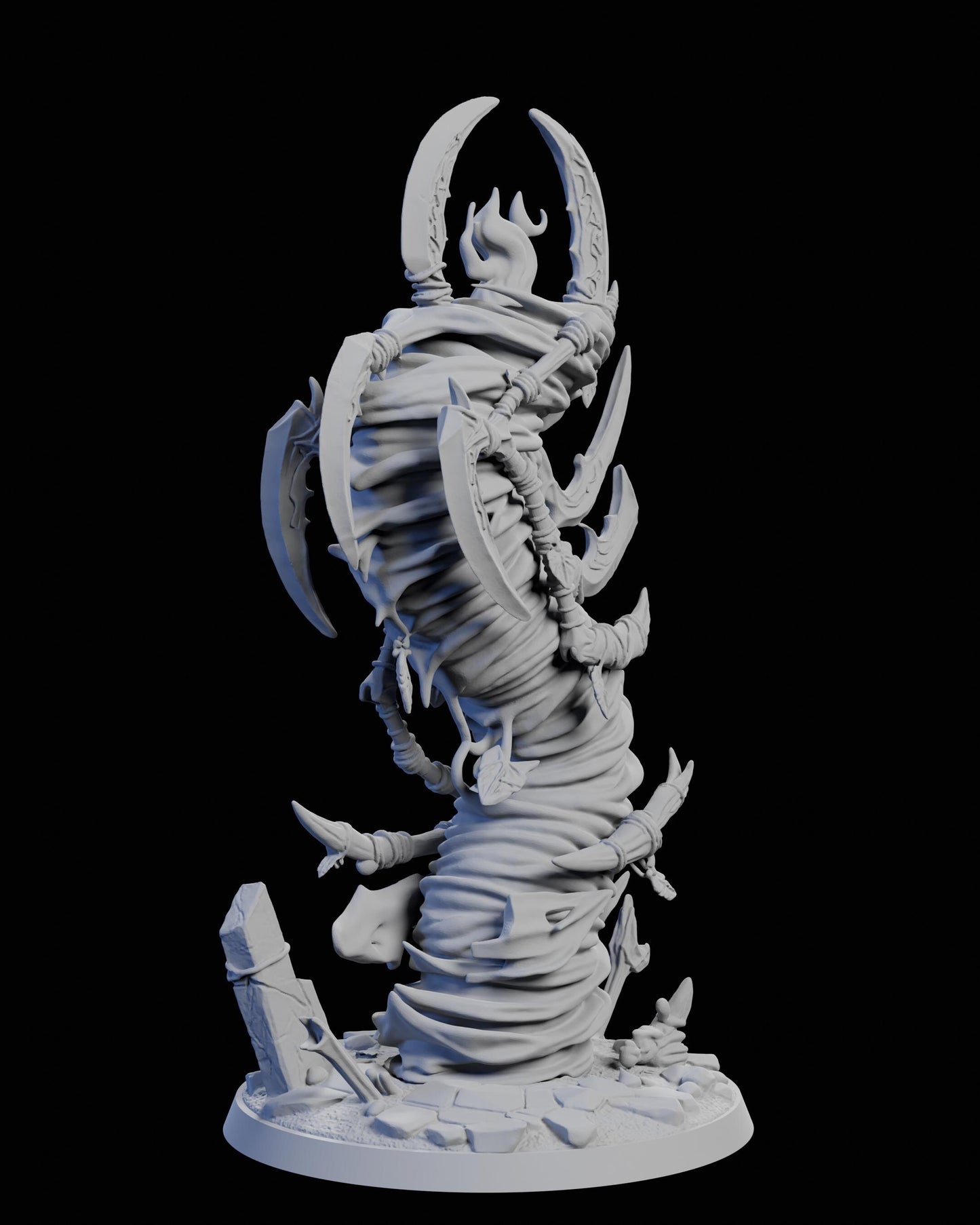 DOR Lunar Hurricane Miniature (6 Variations) - 28mm / 32mm / 36mm - Cosmondo - Unpainted Resin Printed Figure for TTRPGs and Wargaming
