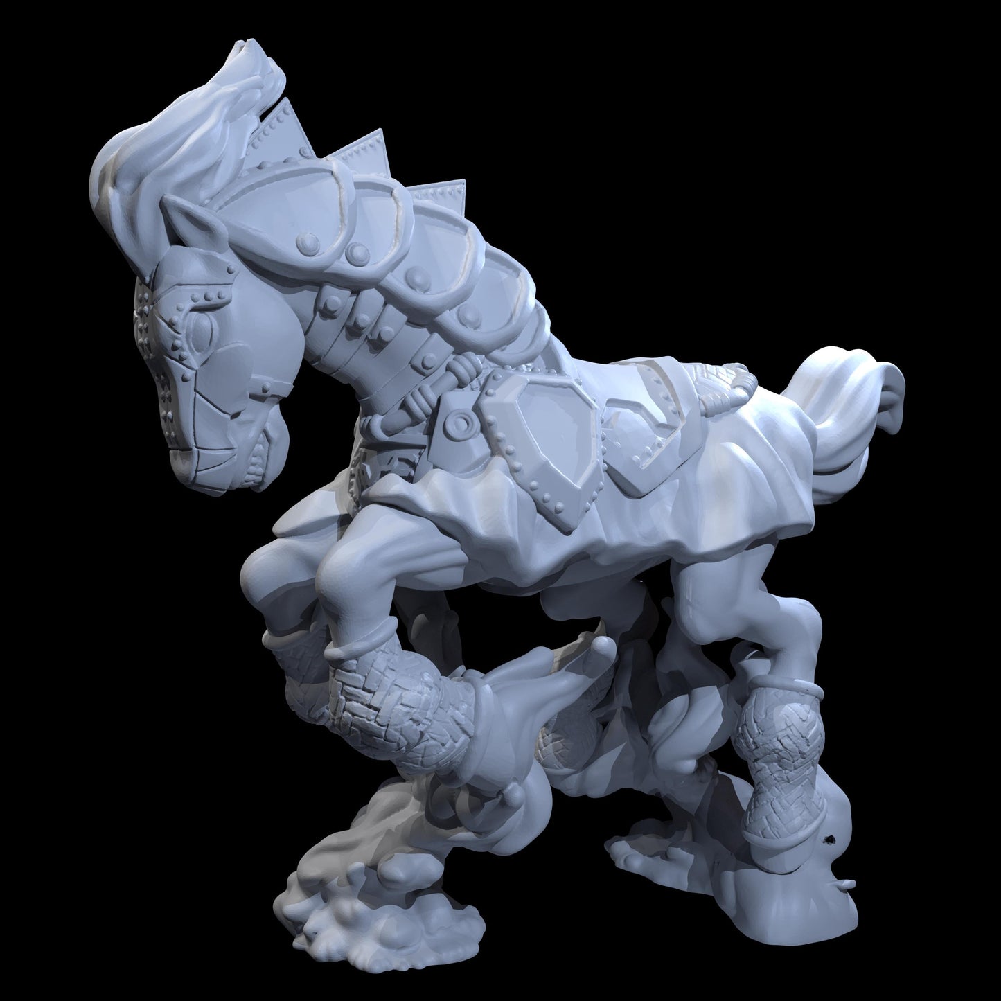 Phantom Steed Miniature - 28mm / 32mm / 36mm / 75mm - Irnkman's Minis - Resin Printed Figure for D&D, TTRPGs, and Board Games