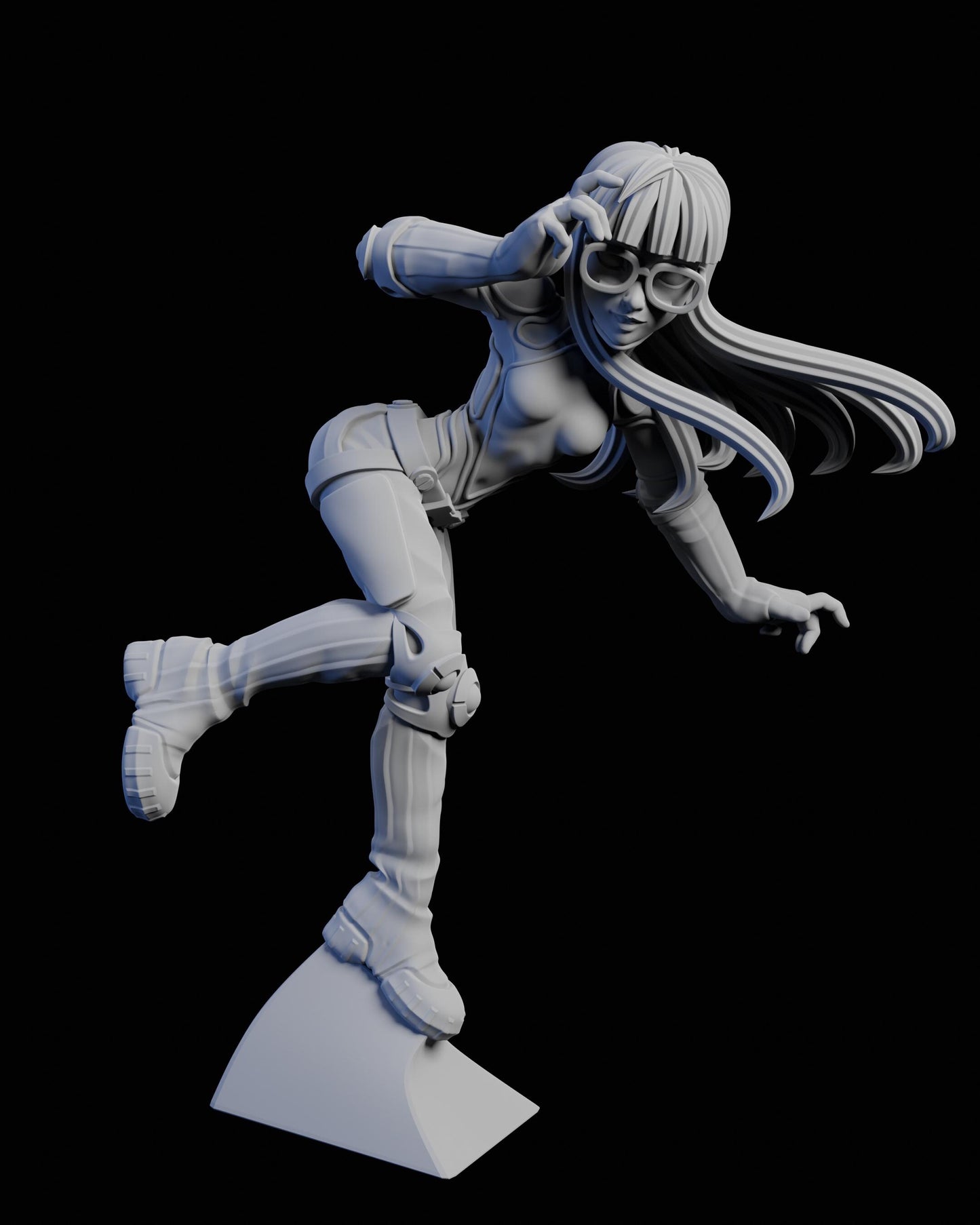 Cyber Diver Miniature - 28mm / 32mm / 36mm / 75mm - Ethan Savage Studios - Unpainted Resin Printed Figure for D&D, TTRPGs, and Board Games