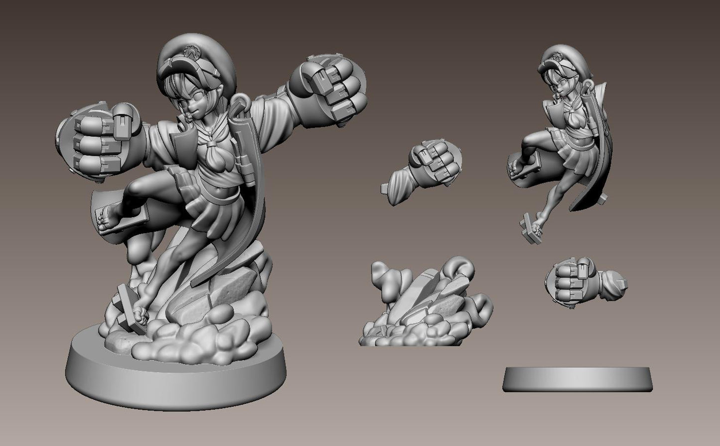 ASD Rinka Miniature - 28mm / 32mm / 36mm - LPOMC - Unpainted Resin Printed Figure for D&D, TTRPGs, and Board Games