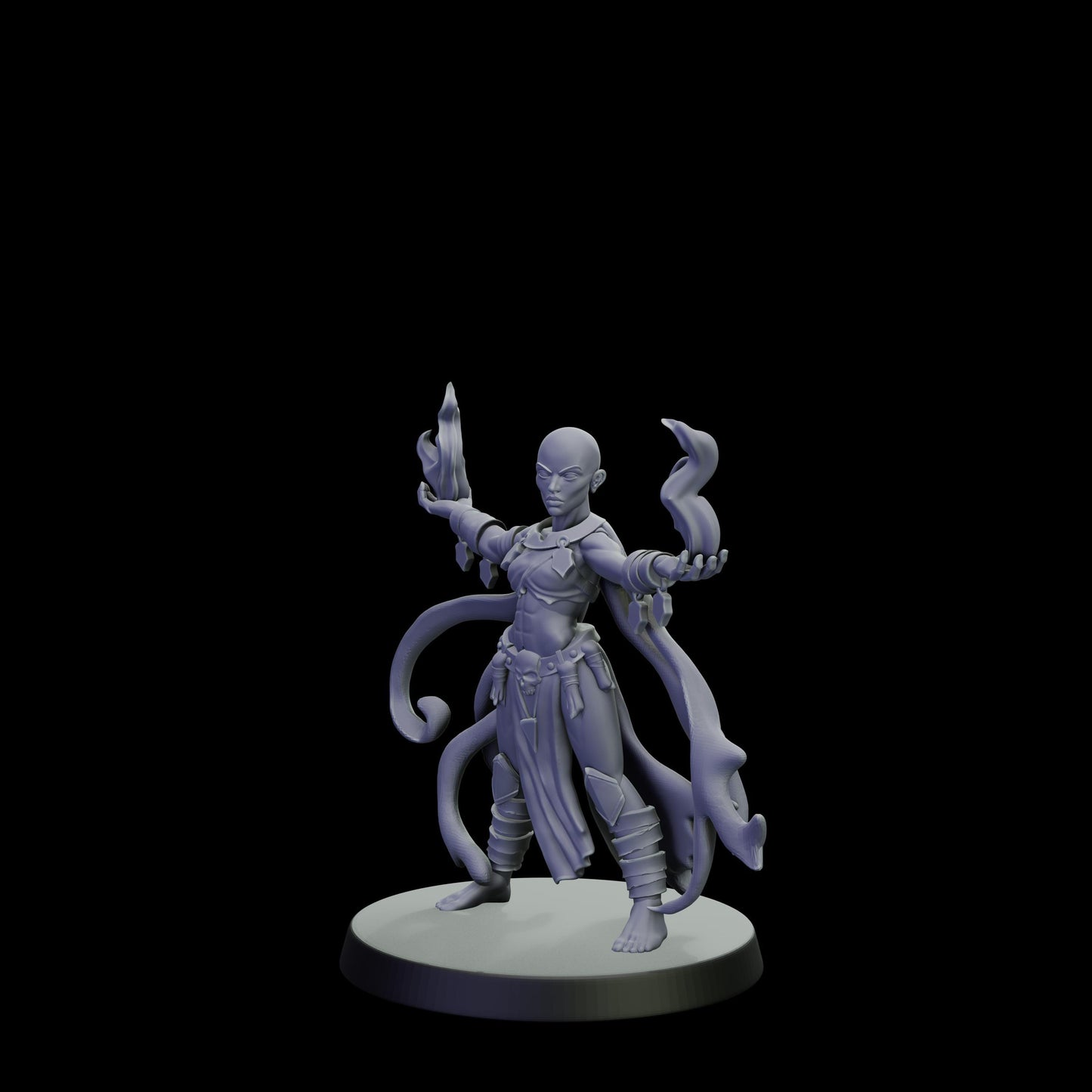 DOR Shadowblood Miniature (6 Variations) - 28mm / 32mm / 36mm - Cosmondo - Unpainted Resin Printed Figure for TTRPGs and Wargaming